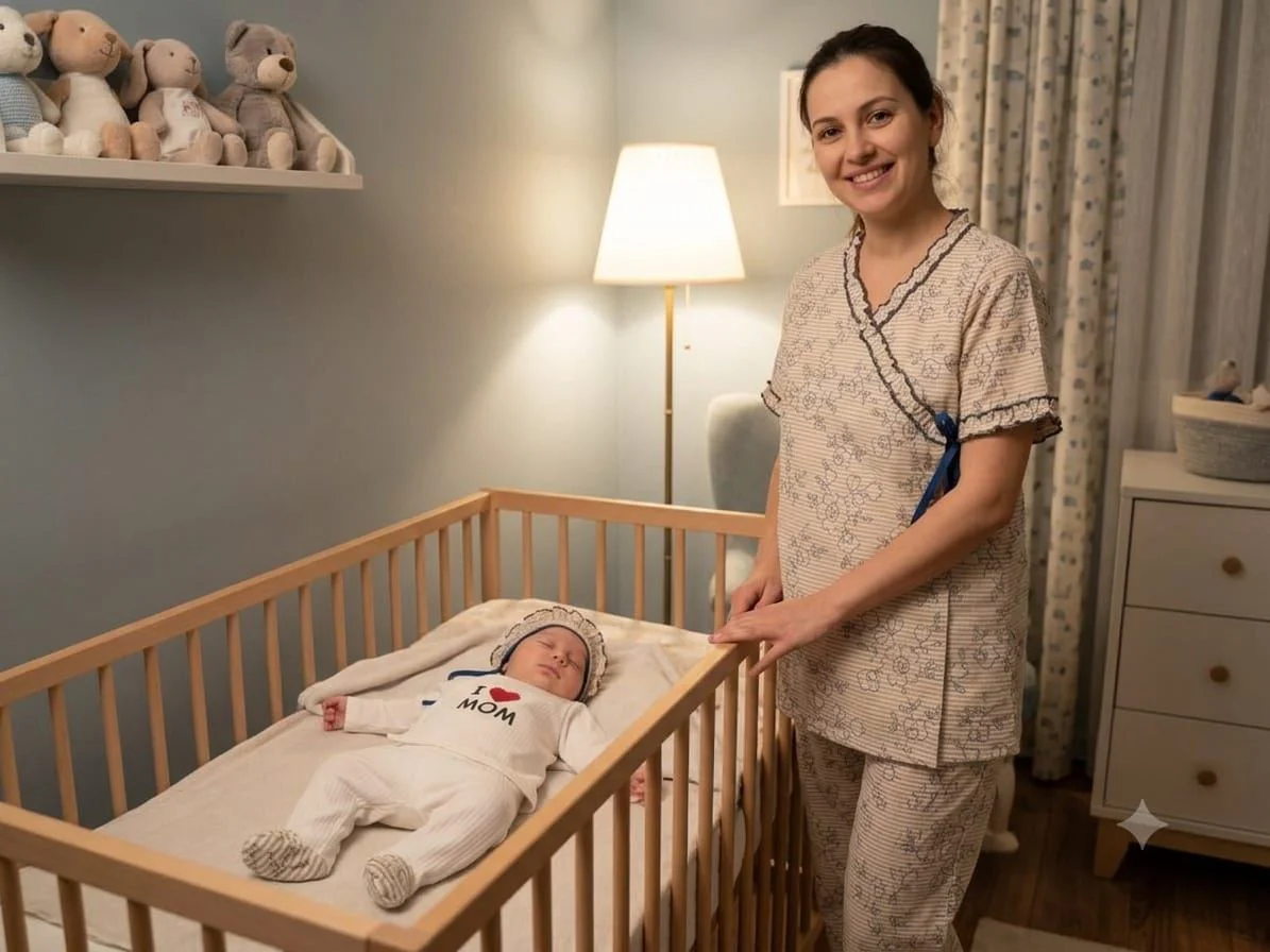 BASKILI ANNE BEBEK LOHUSA SET 3 Ay Kız
