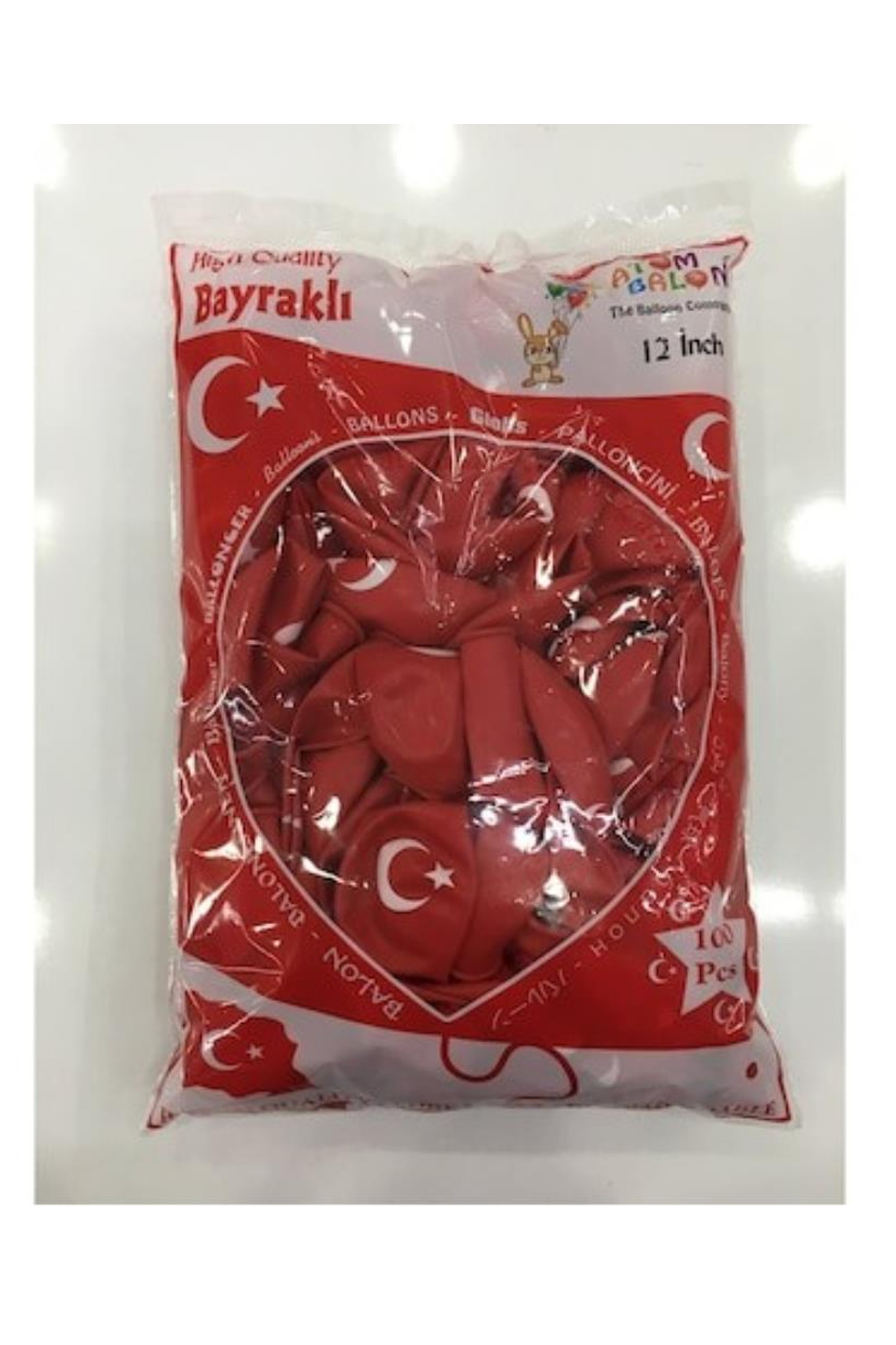 Just Cheap Store Baskili Ay Yildizli Balon 100'Lü - Ürün Kodu : Orc.B.Evi.36