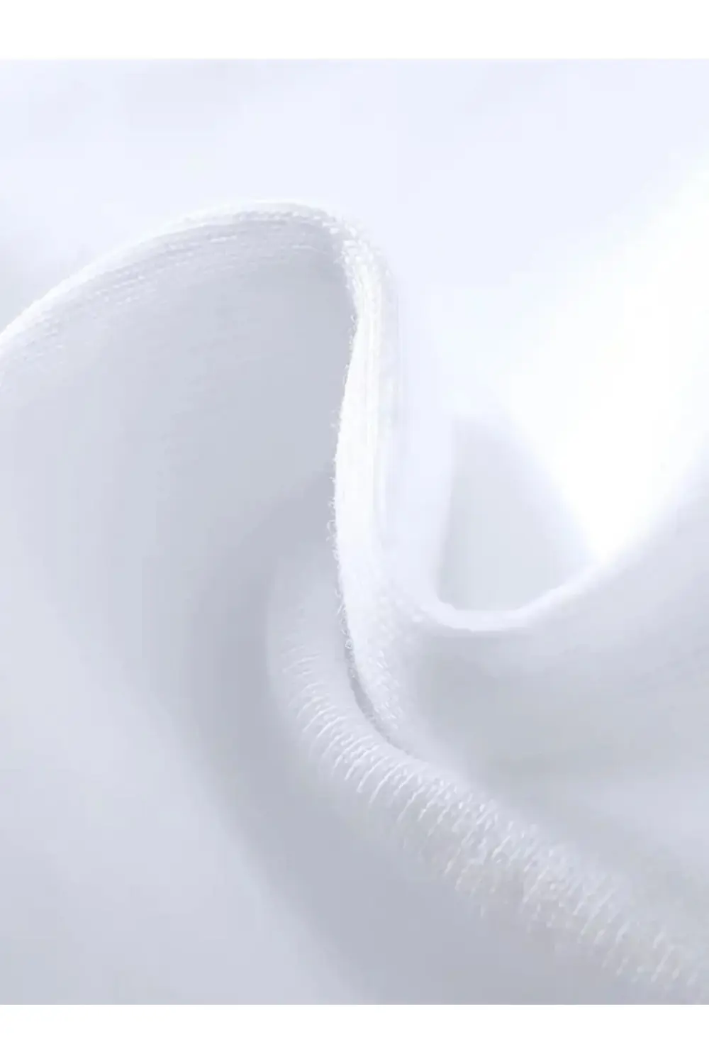 Baskılı Oversize Bisiklet Yaka T-shirt - Beyaz