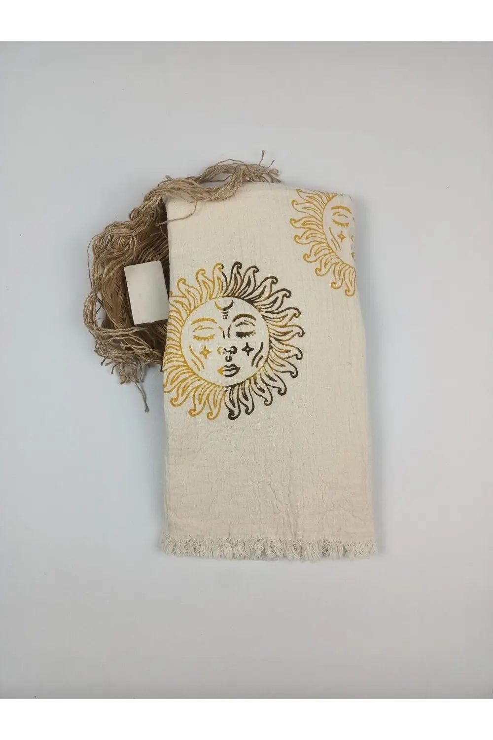 Baskılı Peştemal Güneş Desen