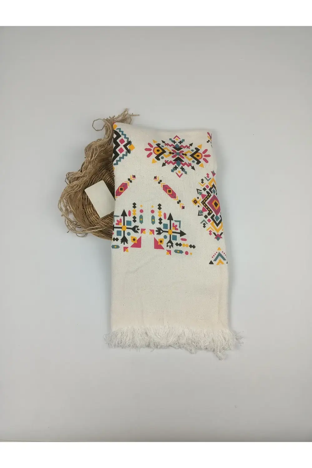 Baskılı Peştemal Kilim Desen