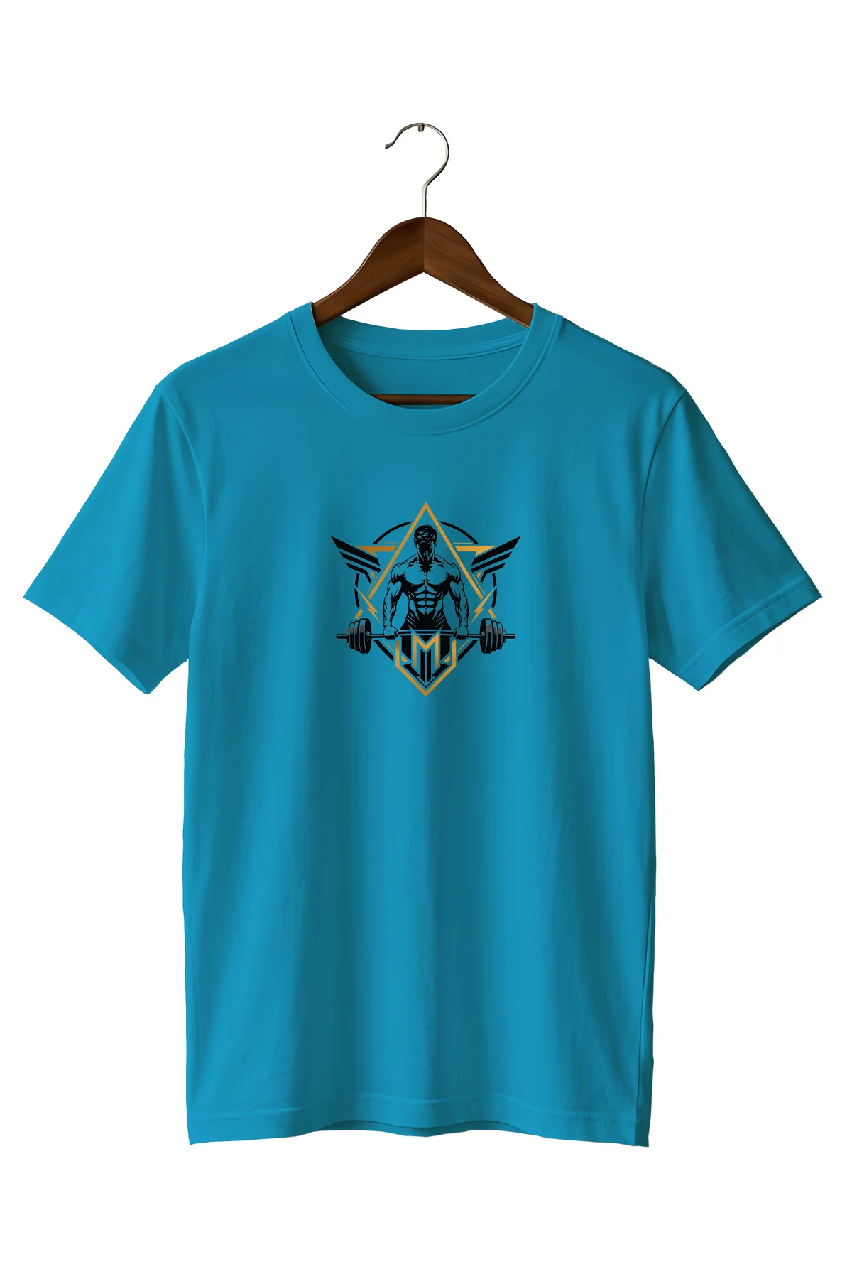 Baskılı Spor T-shirt Antrenman Tişörtü
