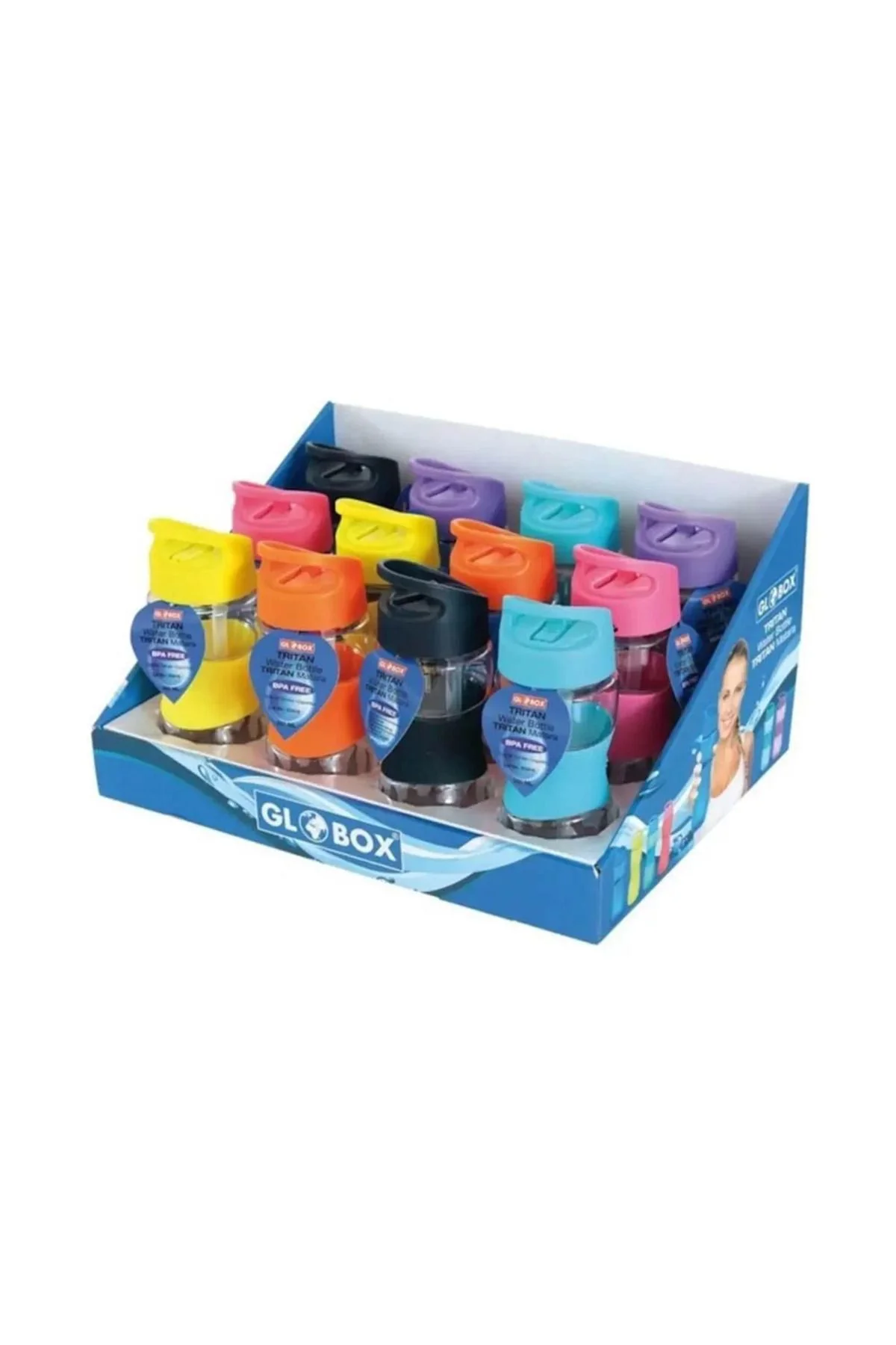 Baskılı Tritan Matara 350 Ml 3114