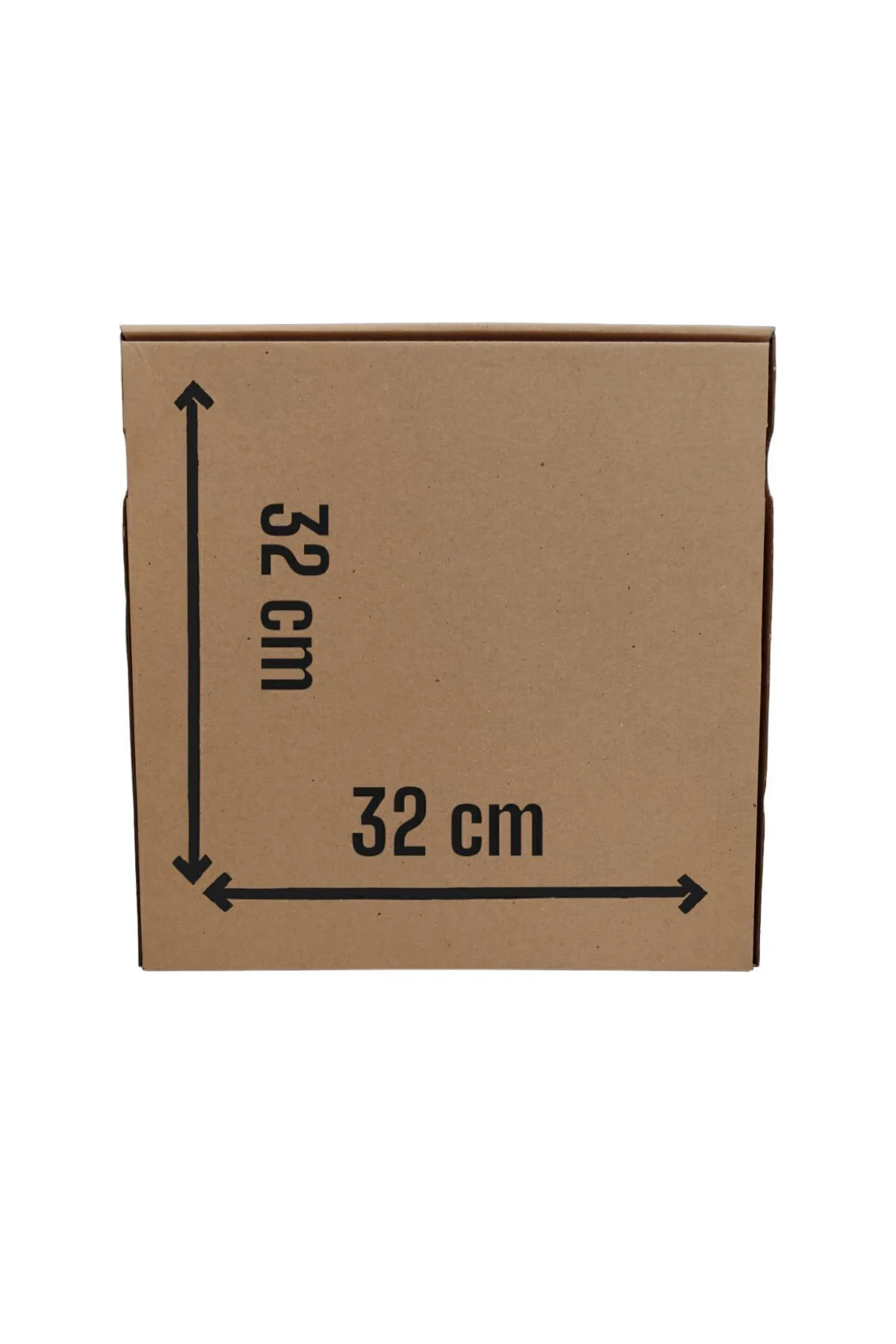 Baskısız 32x32x4 cm 10'lu pizza ve pide kutu seti, renkli ve kull