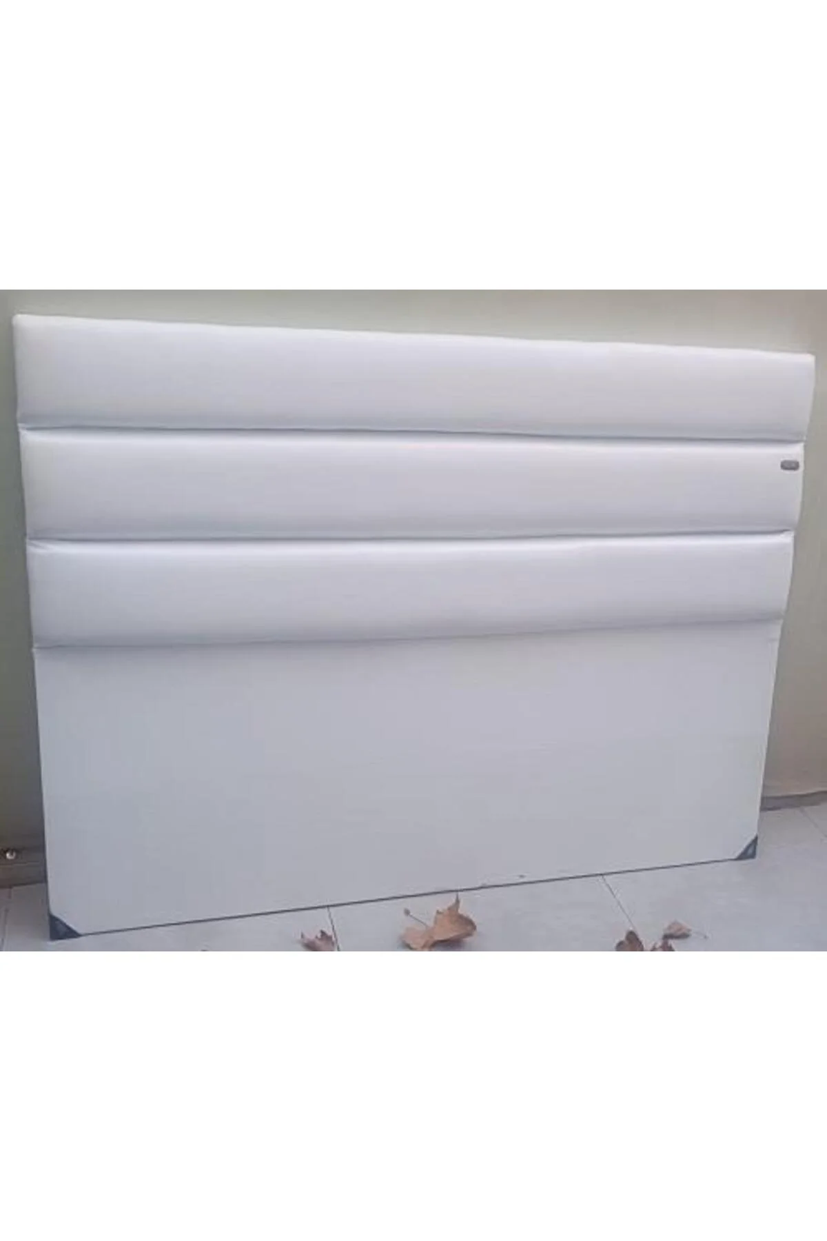 Başlık 90311 DK Çift Kişilik 150 lık Suni Deri Kumaş Model Beyaz Renk El Yapım - Görsel 8