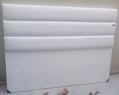Başlık 90311 DK Çift Kişilik 150 lık Suni Deri Kumaş Model Beyaz 