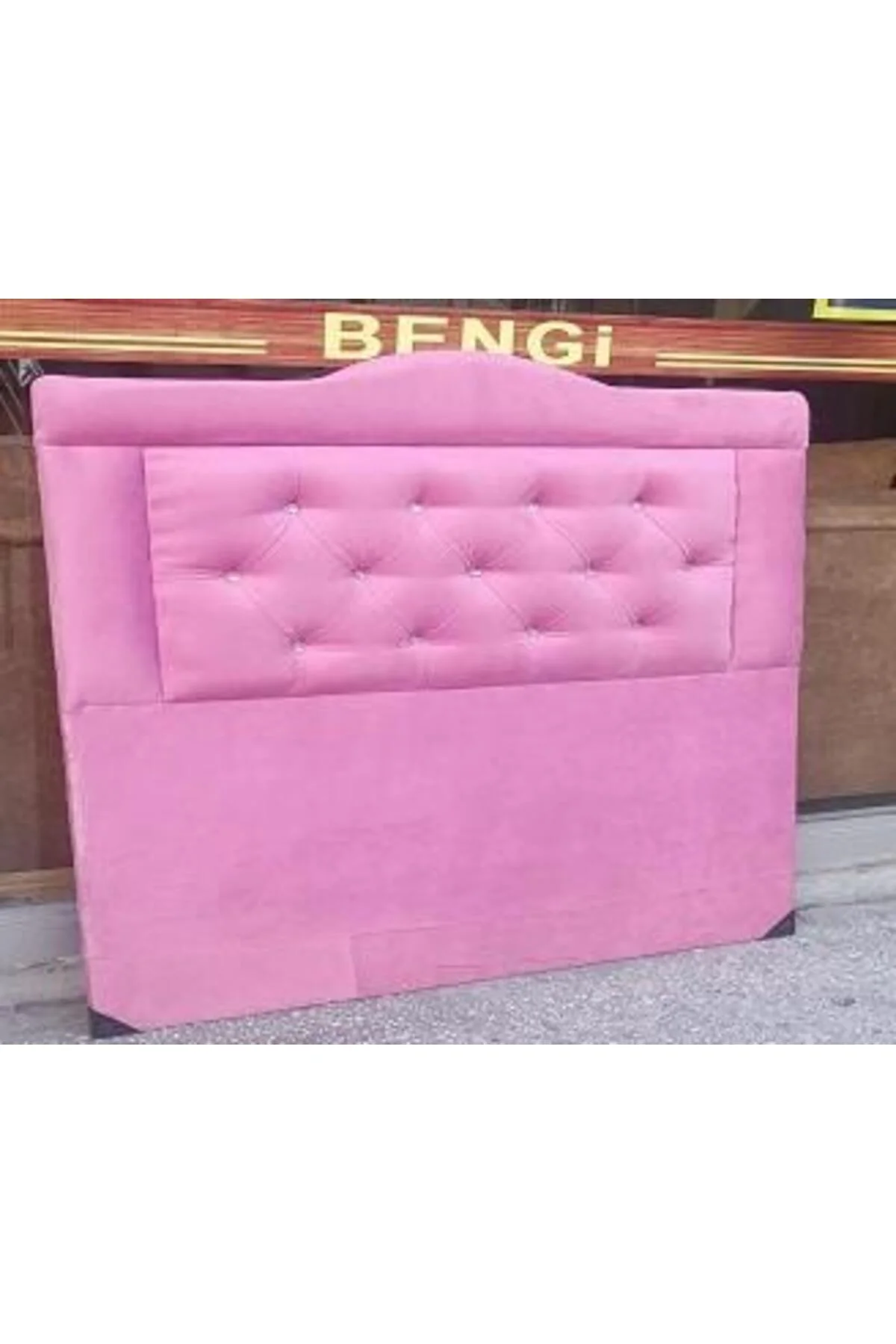 Başlık 90318 DK Tek Kişilik 90'lık Model Pembe Tay Tüyü Kumaş El Yapım - Görsel 2