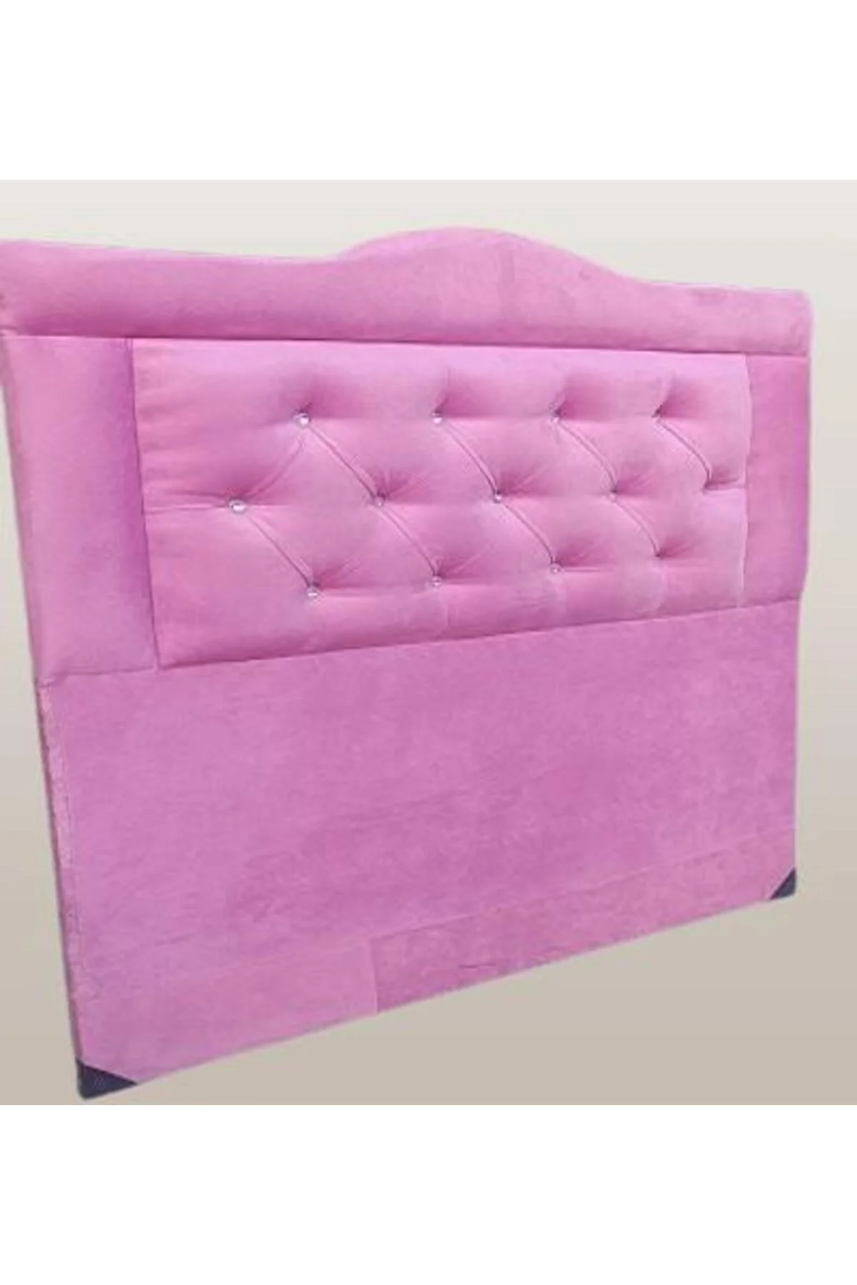 Başlık 90318 DK Tek Kişilik 90'lık Model Pembe Tay Tüyü Kumaş El Yapım - Görsel 4
