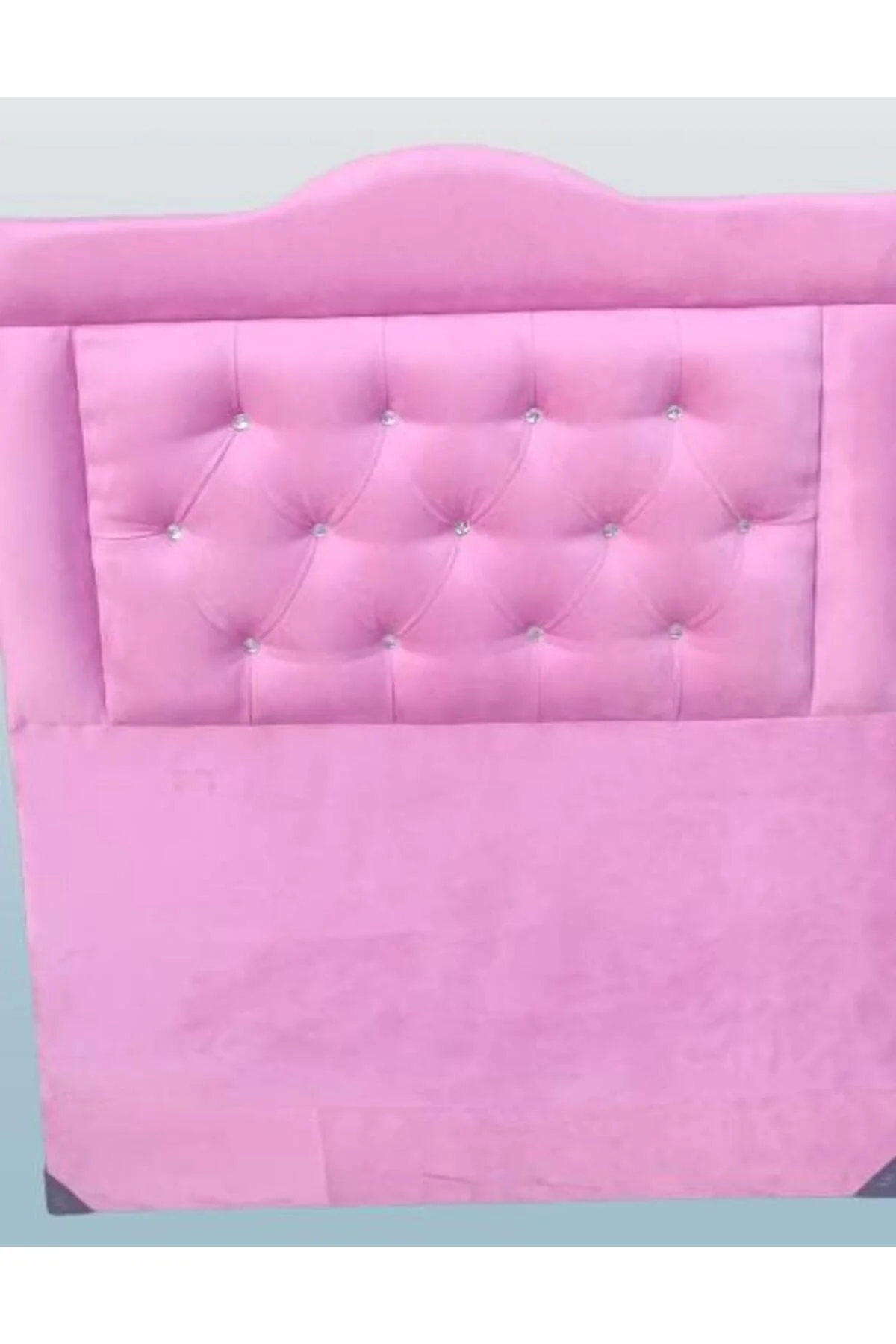 Başlık 90318 DK Tek Kişilik 90'lık Model Pembe Tay Tüyü Kumaş El Yapım - Görsel 8