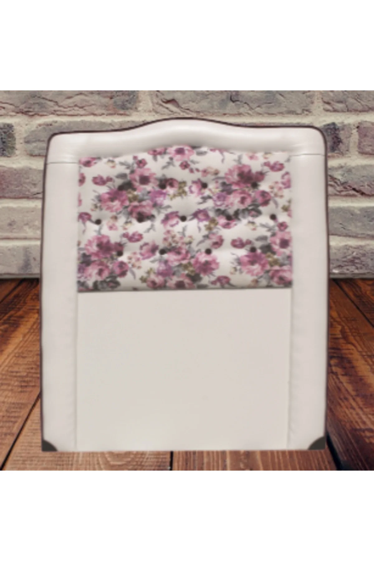 Başlık ALC KARDELEN Kapitone Baby Face Pembe Çiçekli Kumaş Döşem 90 cm El Yapım - Görsel 3
