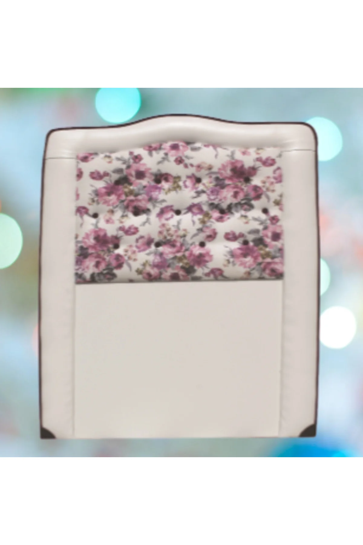 Başlık ALC KARDELEN Kapitone Baby Face Pembe Çiçekli Kumaş Döşem 90 cm El Yapım - Görsel 4