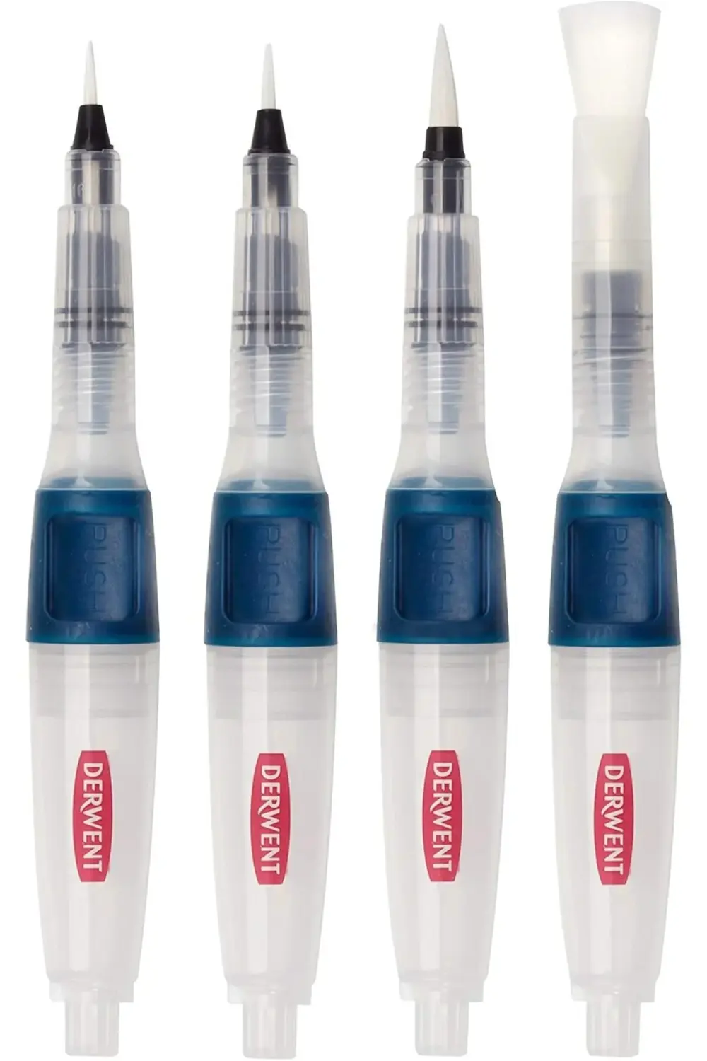 Basma düğmesi sulu boya fırçası çeşitli set 395519