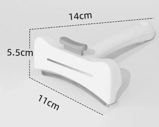 Basmalı Metal Uçlu Evcil Hayvan Tüy Toplama Tarağı  CM-586