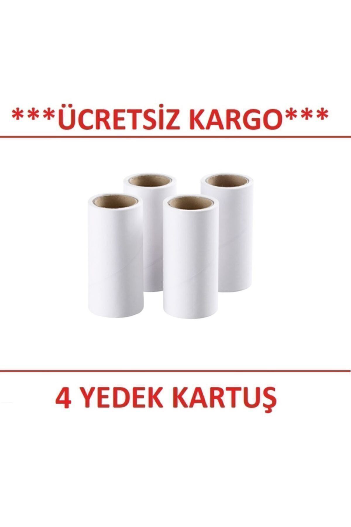 İkea Bastis Kedi Köpek Tüy İp Toplayici 4 Adet Yedek Kartuş