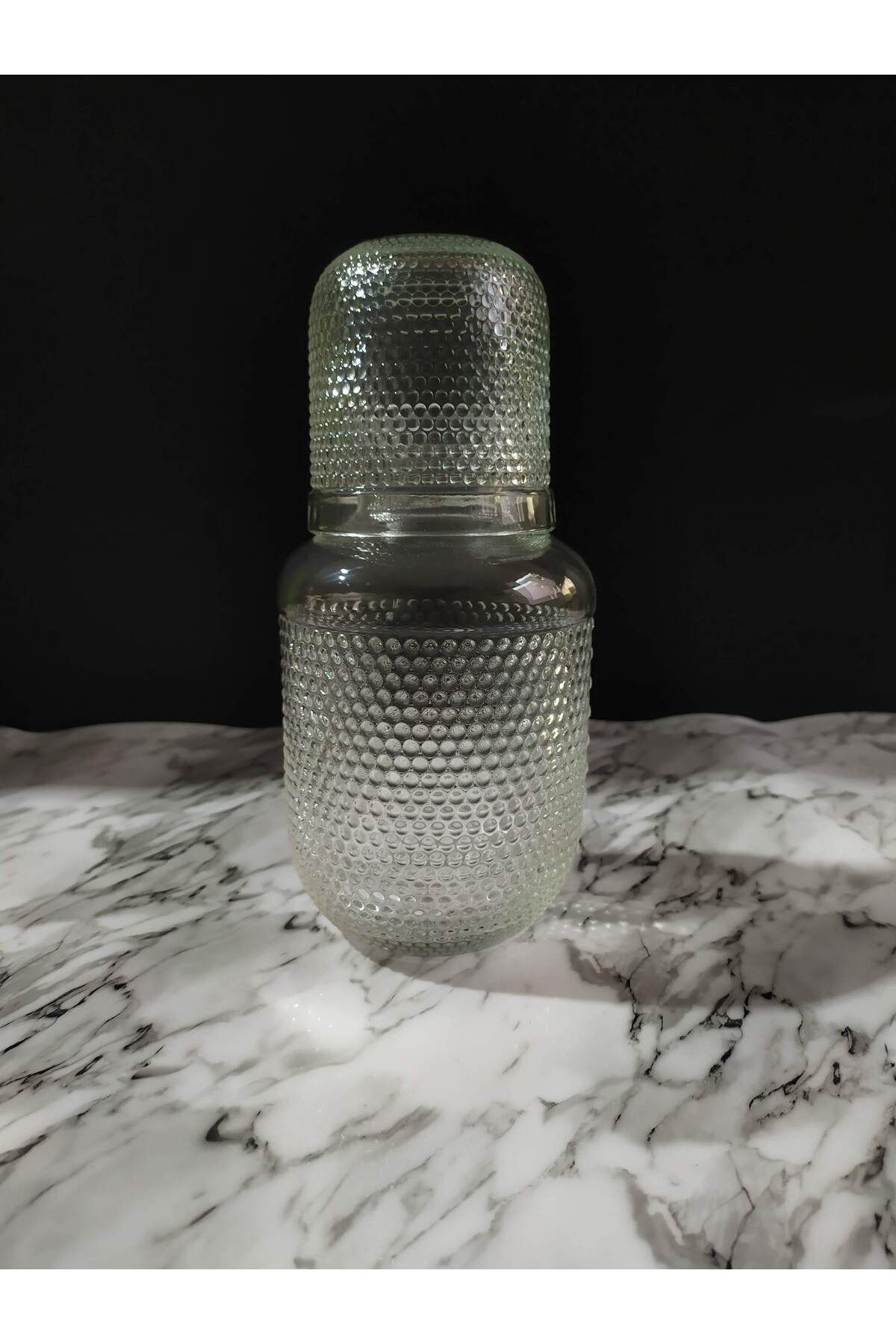 Bizizz Home Başucu Cam Sürahi Ve Bardak Şeffaf