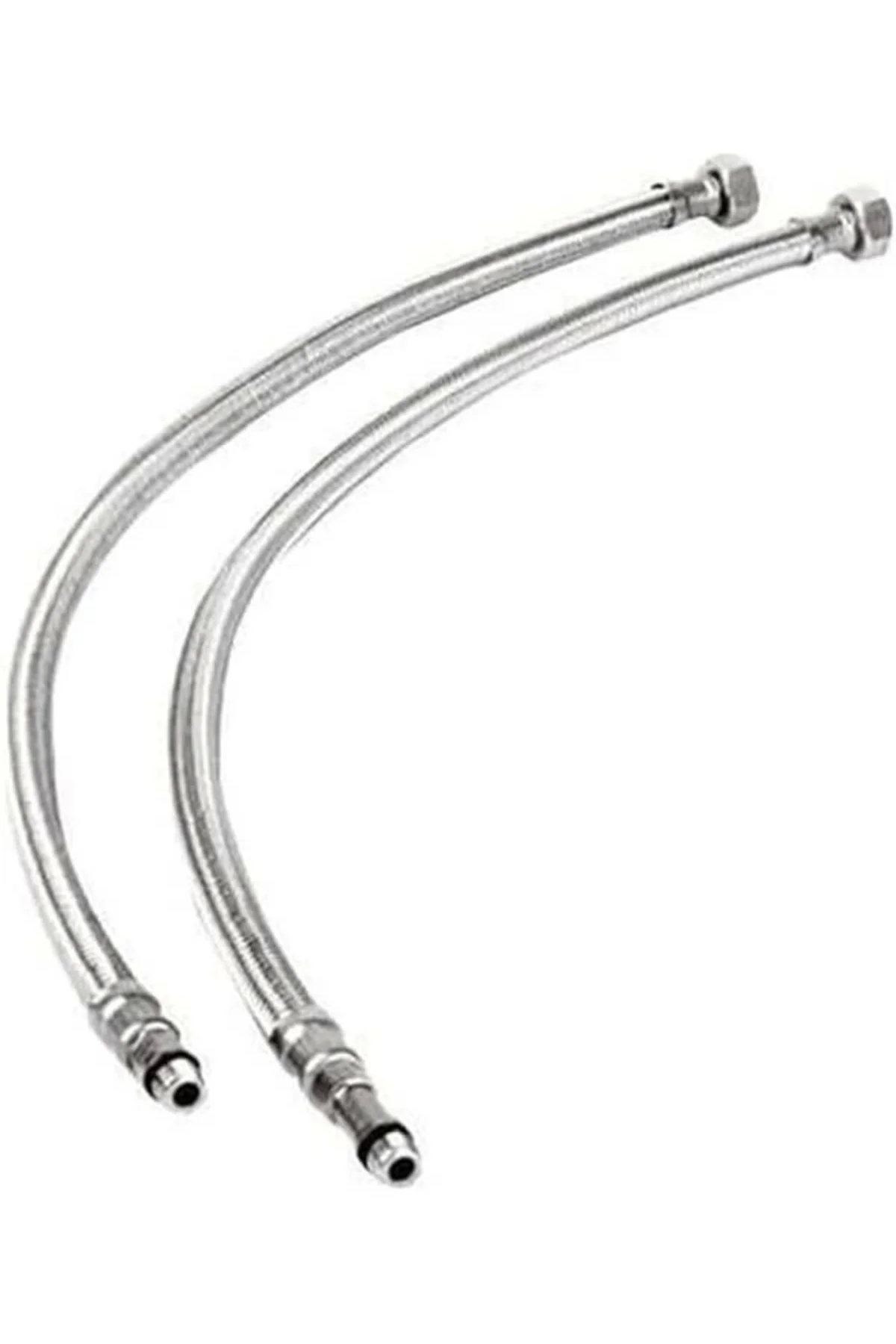 Batarya Flex Hortum 3/8-M10 50 Cm Kısa Uç (2 Adet)