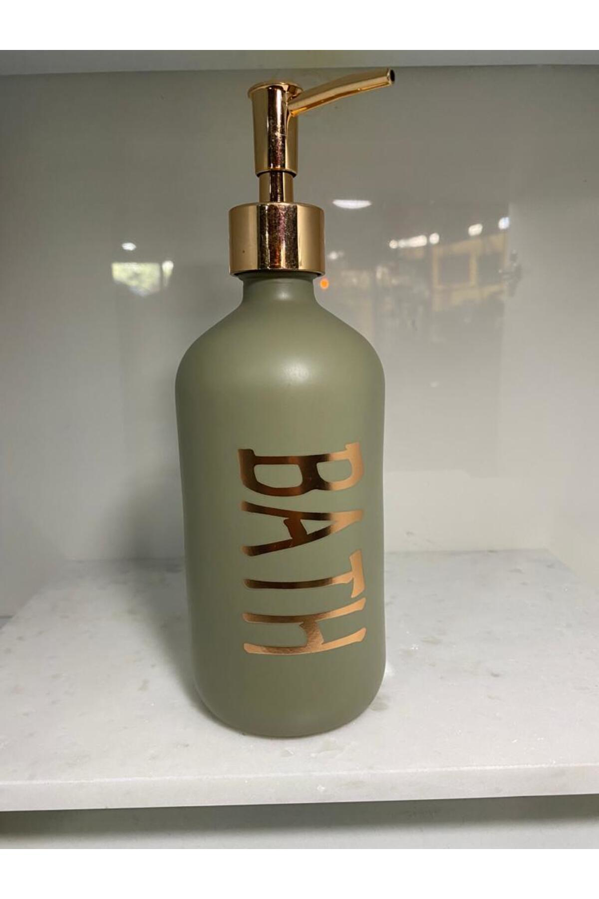 Elif Aksesuar Bath Sıvı Sabunluk Haki