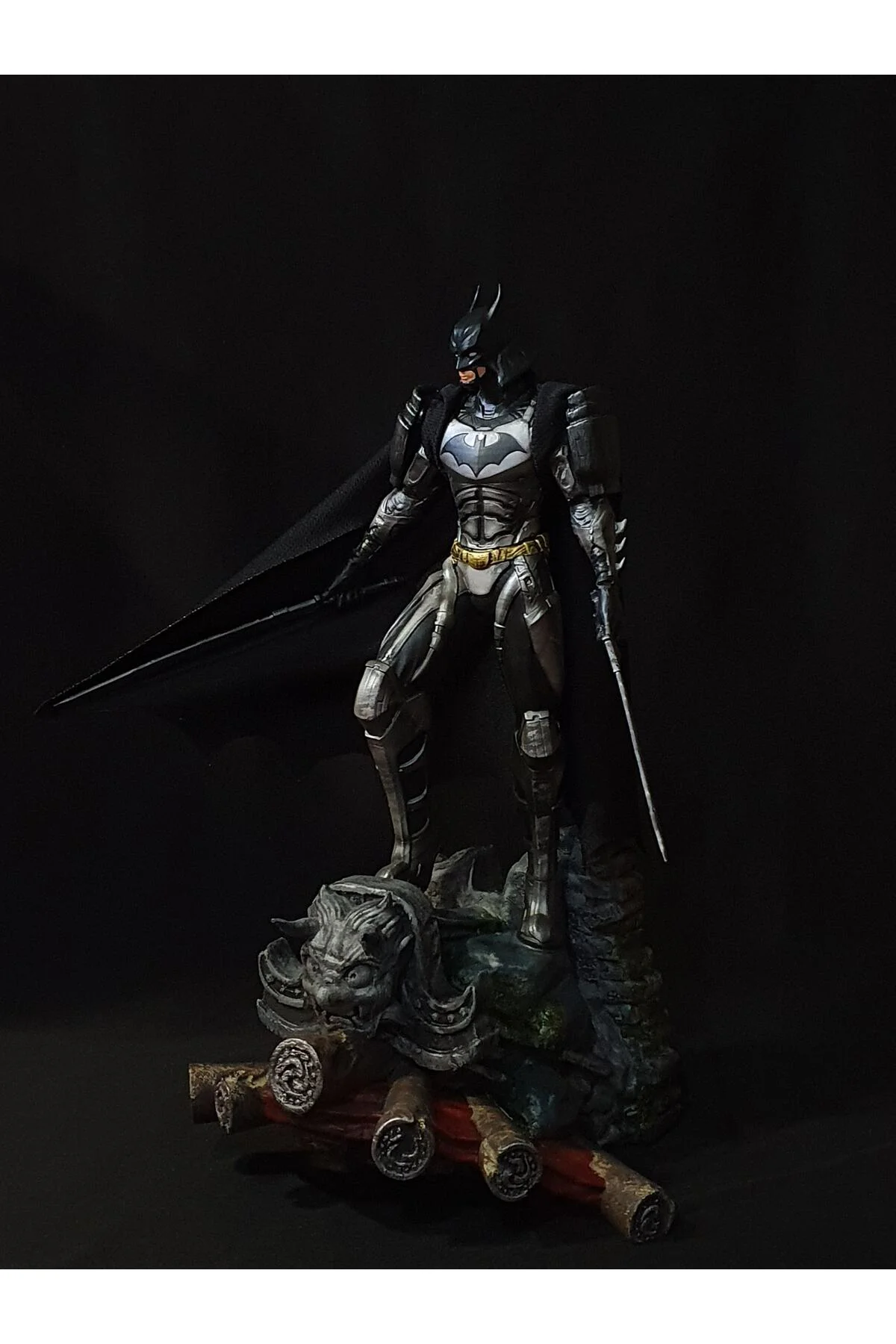 Batman Adalet Birliği Zırhlı Figür Samuray Batman Obje Büyük Boy 25CM