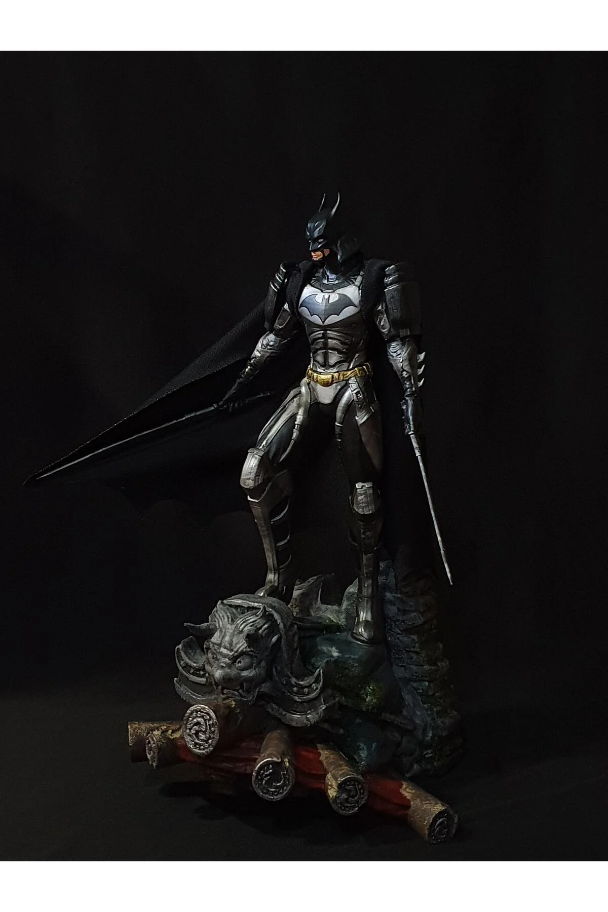 Batman Adalet Birliği Zırhlı Figür Samuray Batman Obje Büyük Boy 25CM