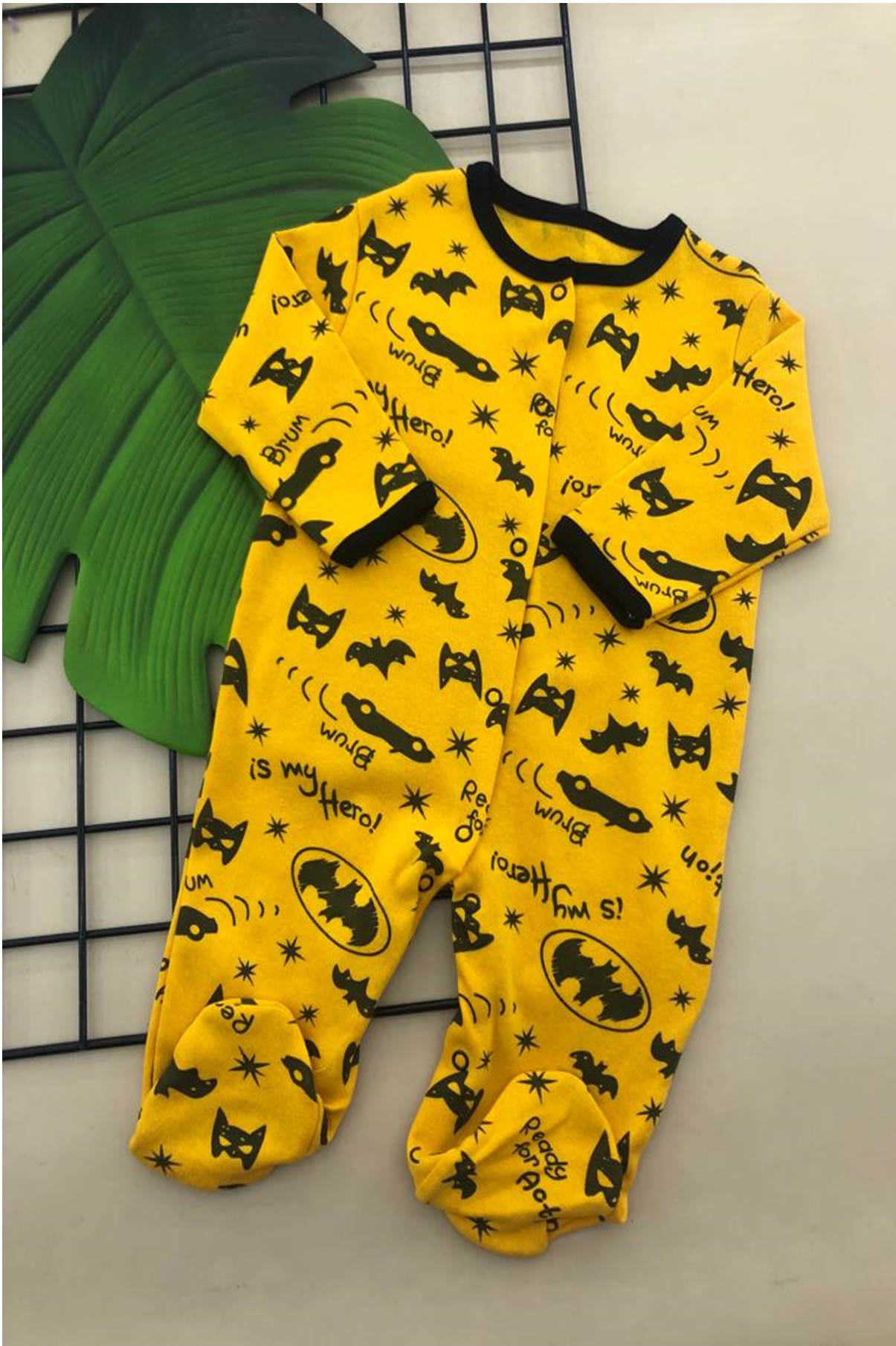 BATMAN  BASKILI 3 LÜ TEK BOY TULUM SETİ