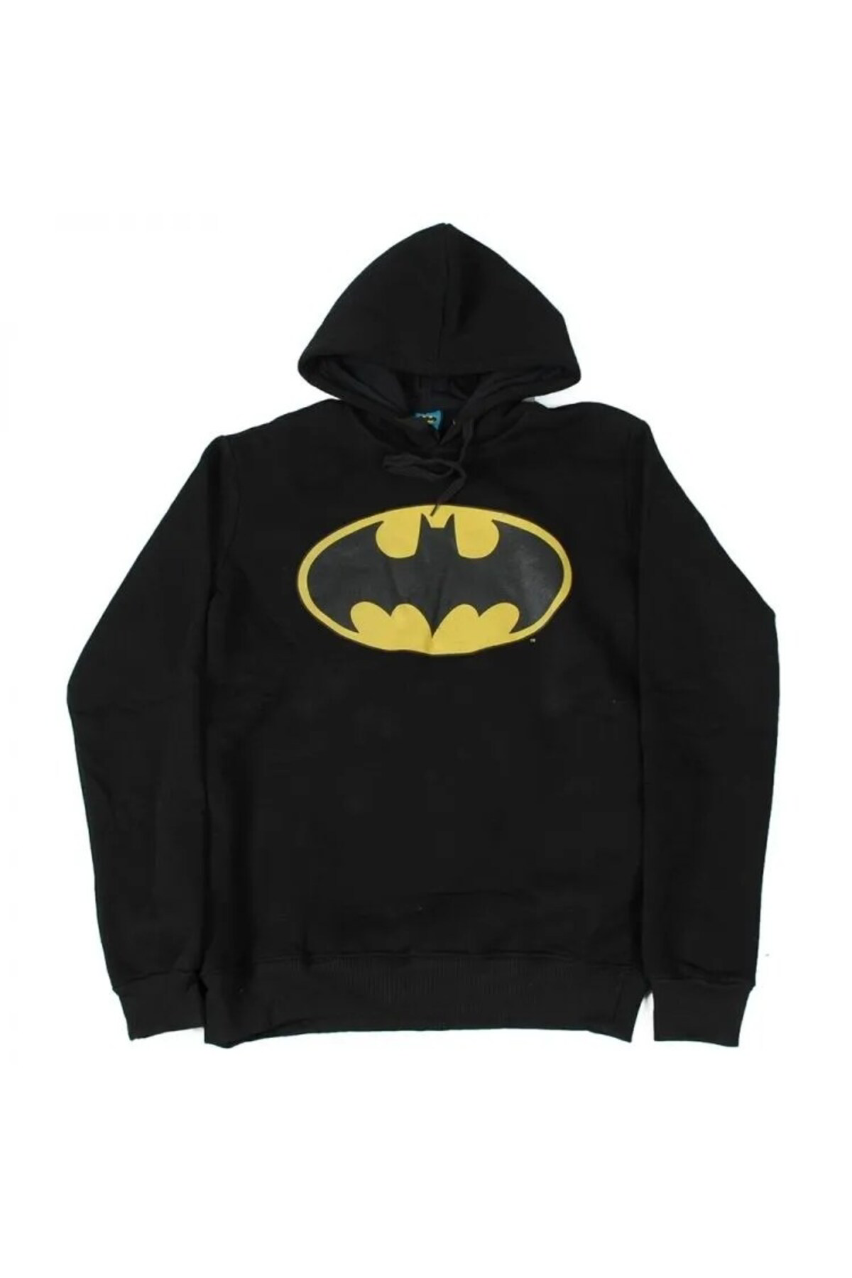 Batman Classic Logo Kapüşonlu Sweatshirt Hoodie Siyah