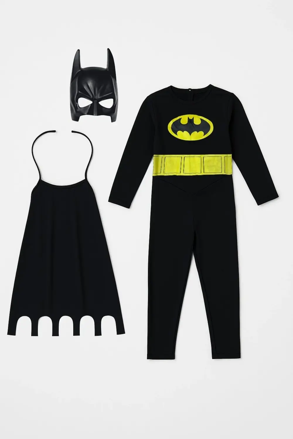 Batman Çocuk Kostüm Seti Maskeli Ve Pelerinli – Erkek Çocuk Süper
