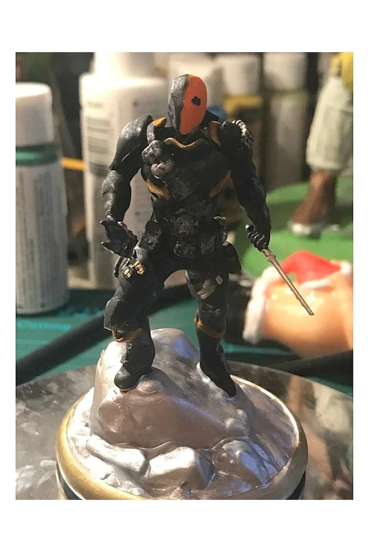 Batman Death Stroke Boyalı Figür 20 cm