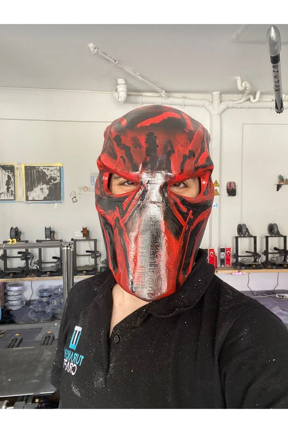 Batman Death Stroke Maske 20 cm