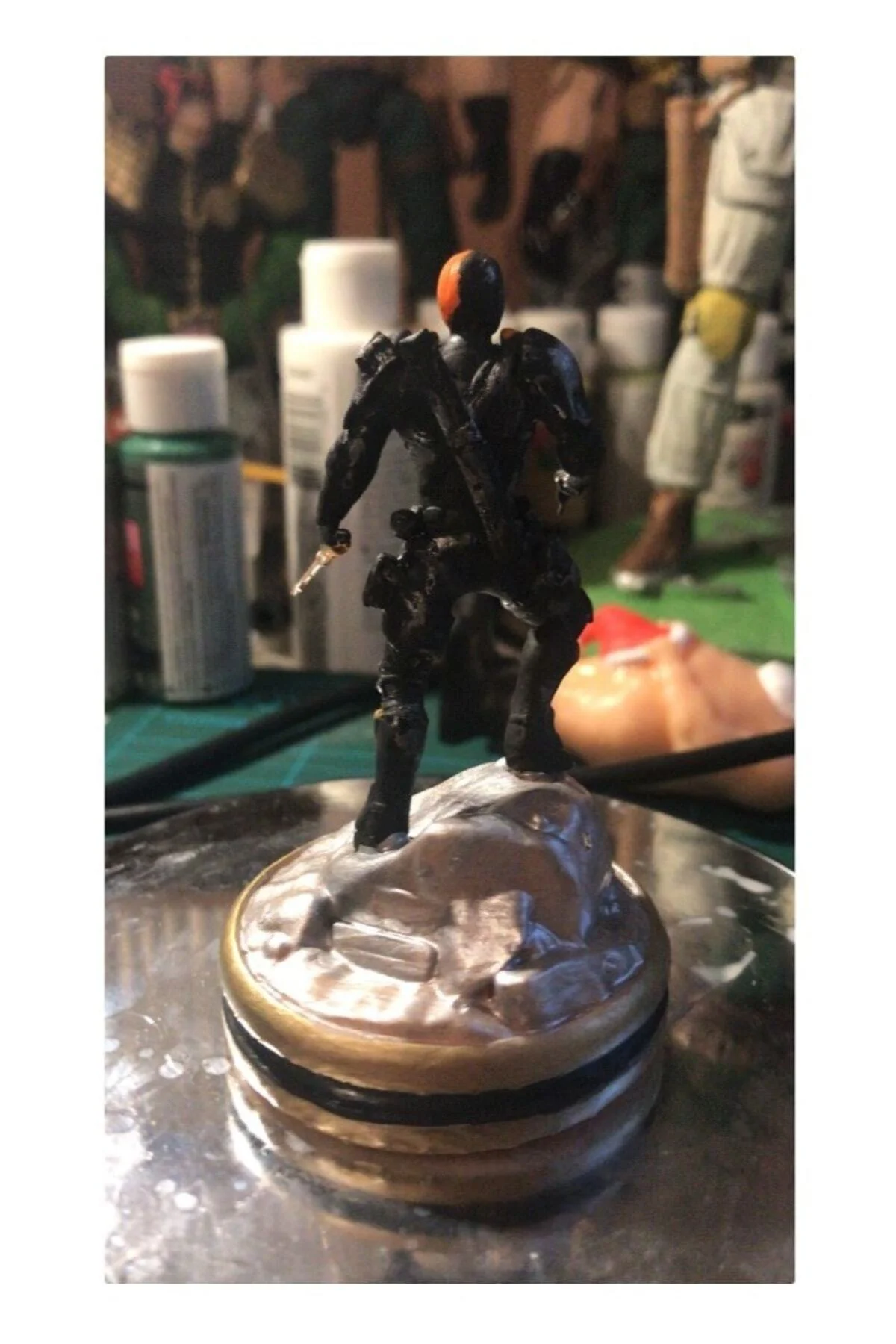Batman Death Stroke Boyalı Figür 20 cm