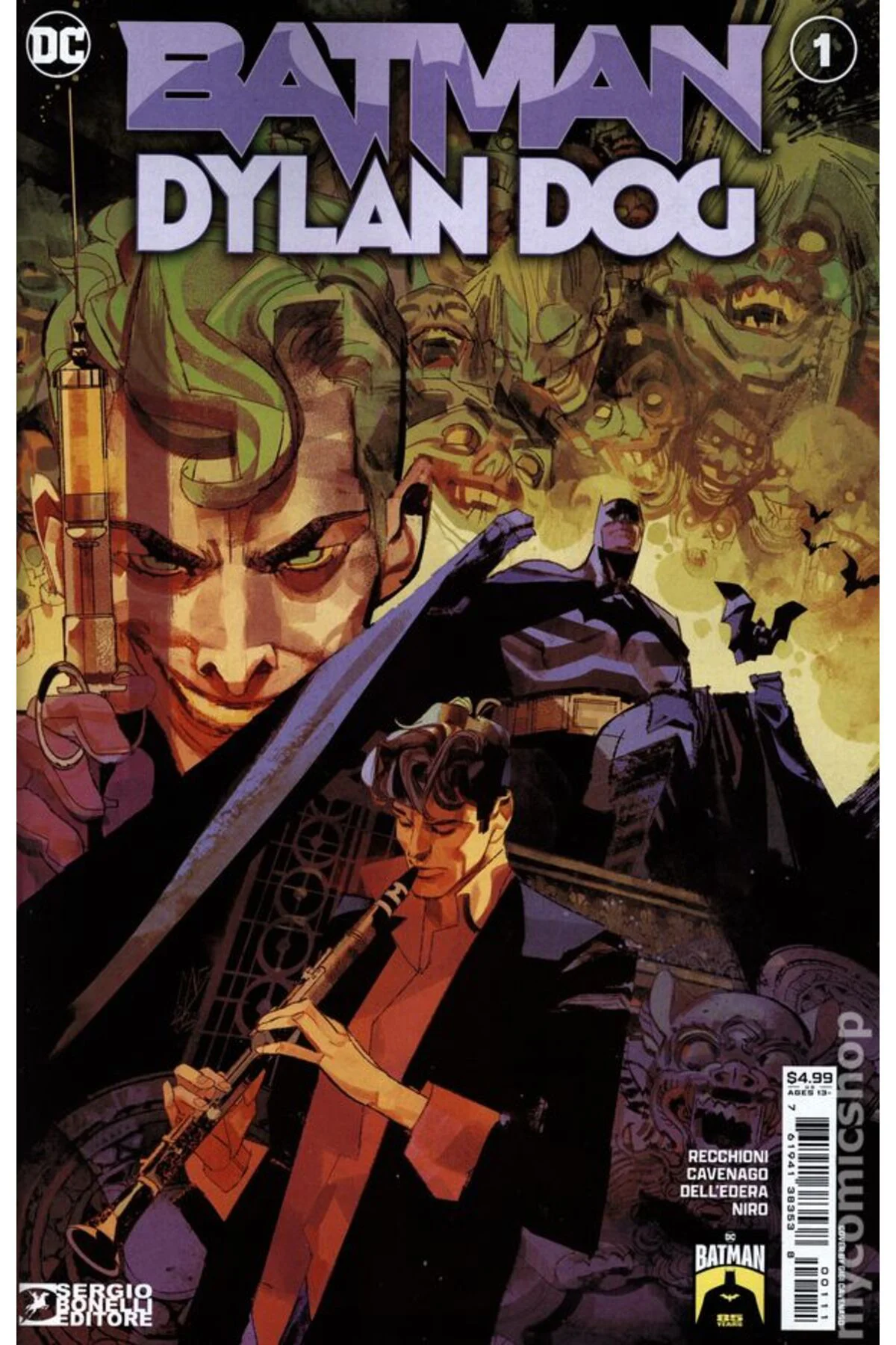 Batman Dylan Dog #1A (ingilizce)