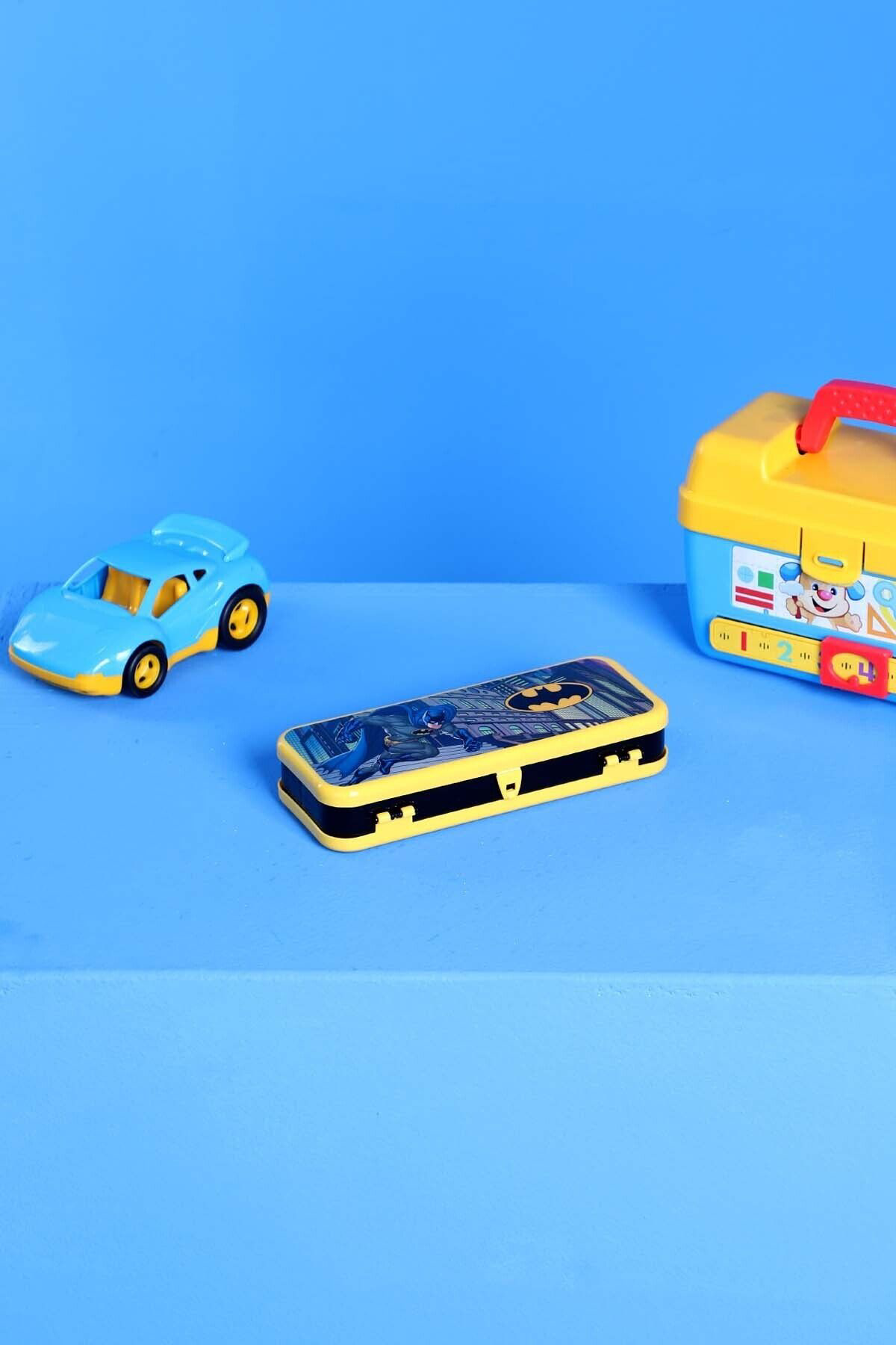 Tuffex Batman Lisanslı Kutu Kalemlik - Plastik Çocuk Kutu Kalemlik