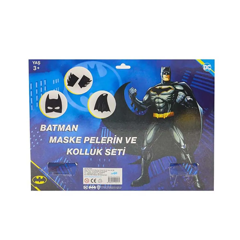 Batman Maske Pelerin Kolluk 3lü Set MGA02027