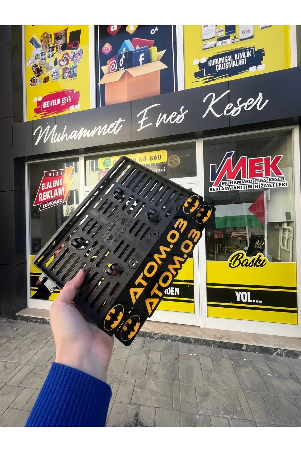 BATMAN MOTOR PLAKALIK