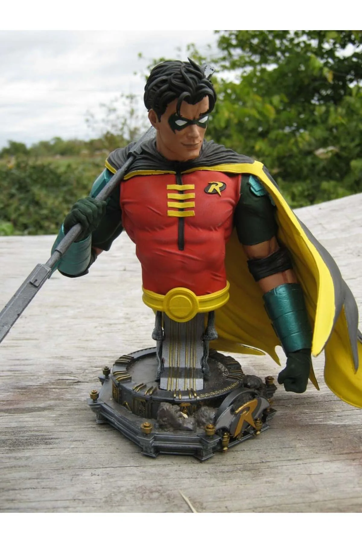 Batman Robin Boyalı Büst Büyük Boy 20CM