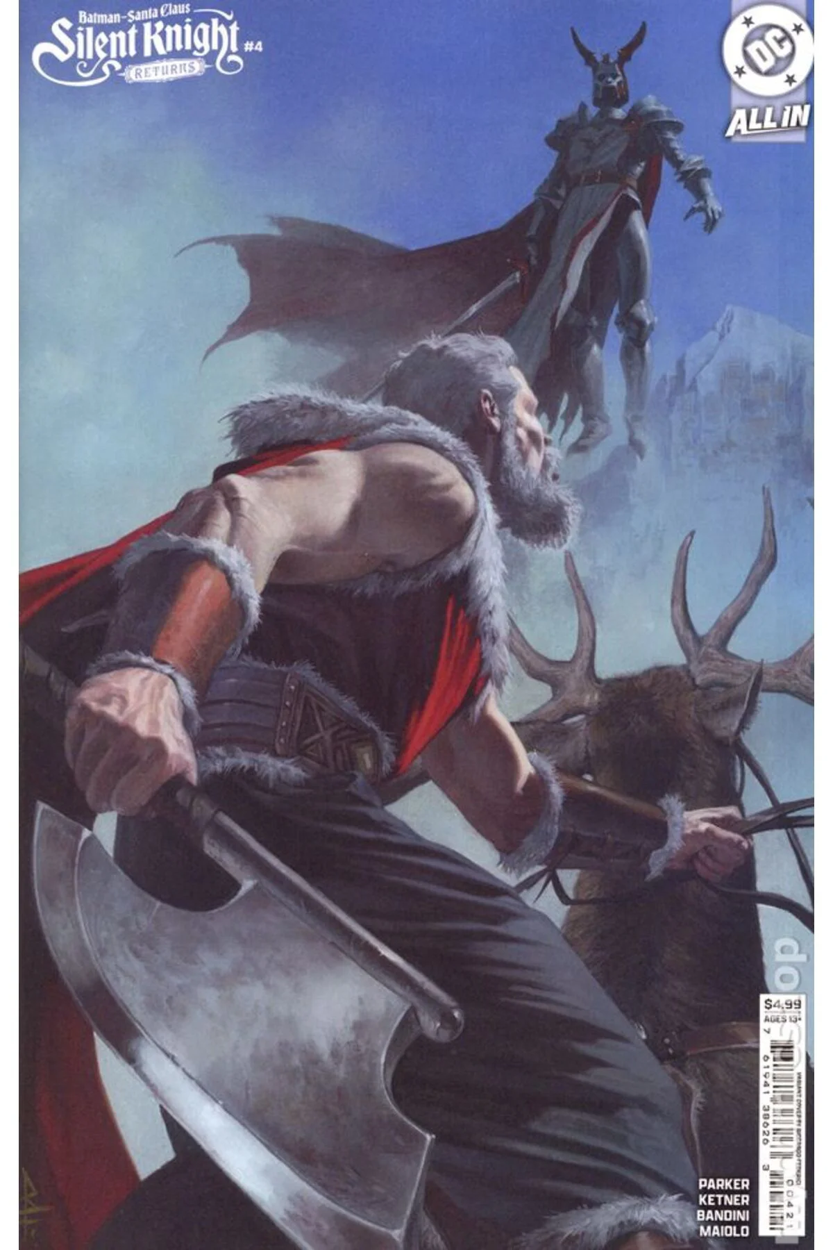 Batman Santa Claus Silent Knight Returns #4B (ingilizce)