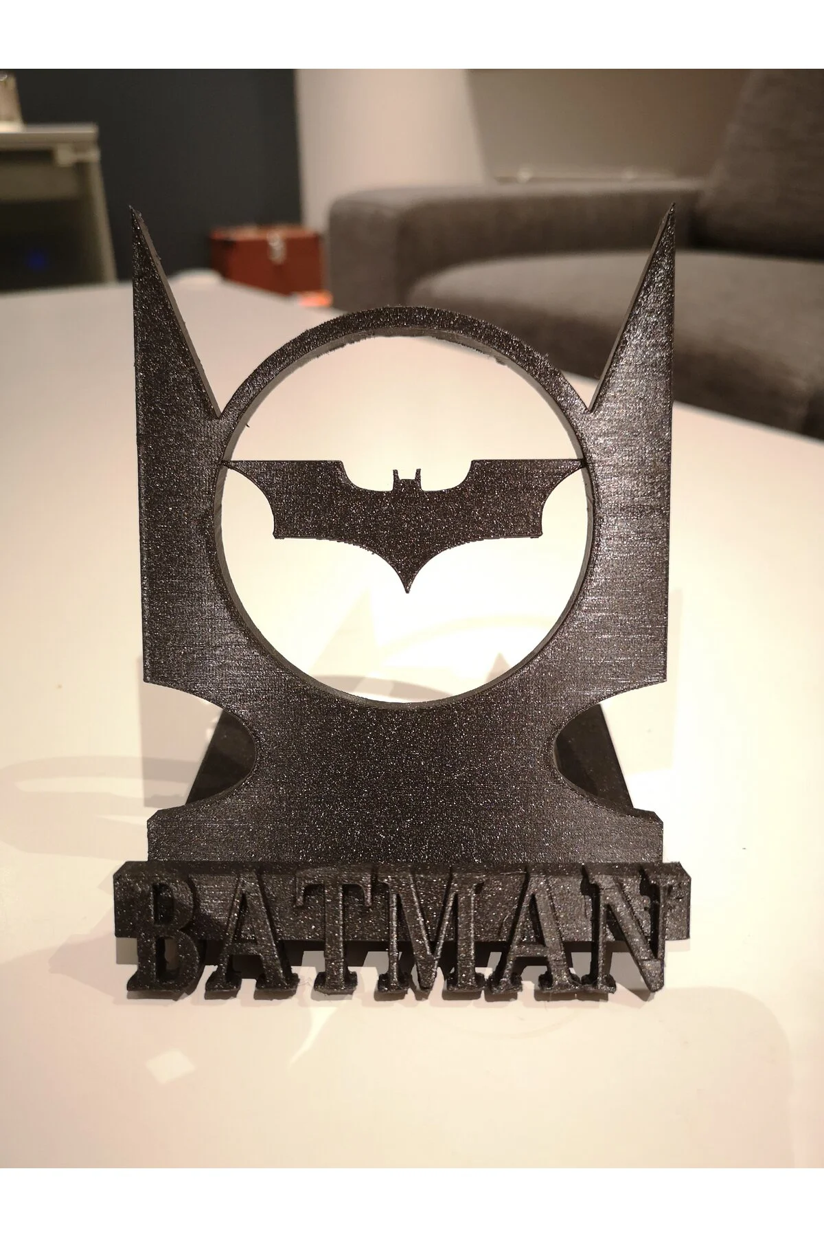 Batman Telefon Tutucu Batman Telefon Standı Batman Logolu Masaüstü Dekoratif Obje