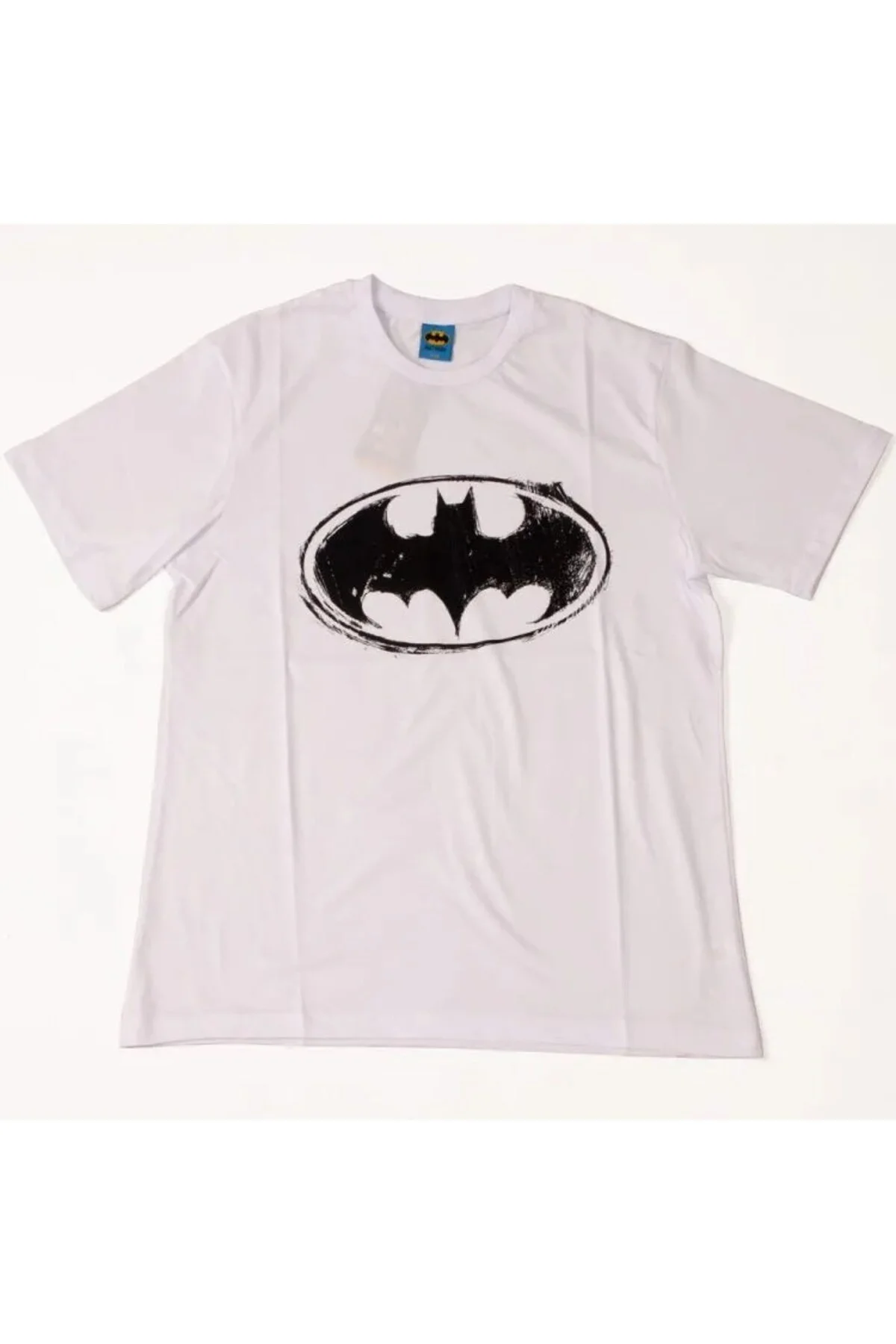Batman Vintage Logo Tişört Beyaz