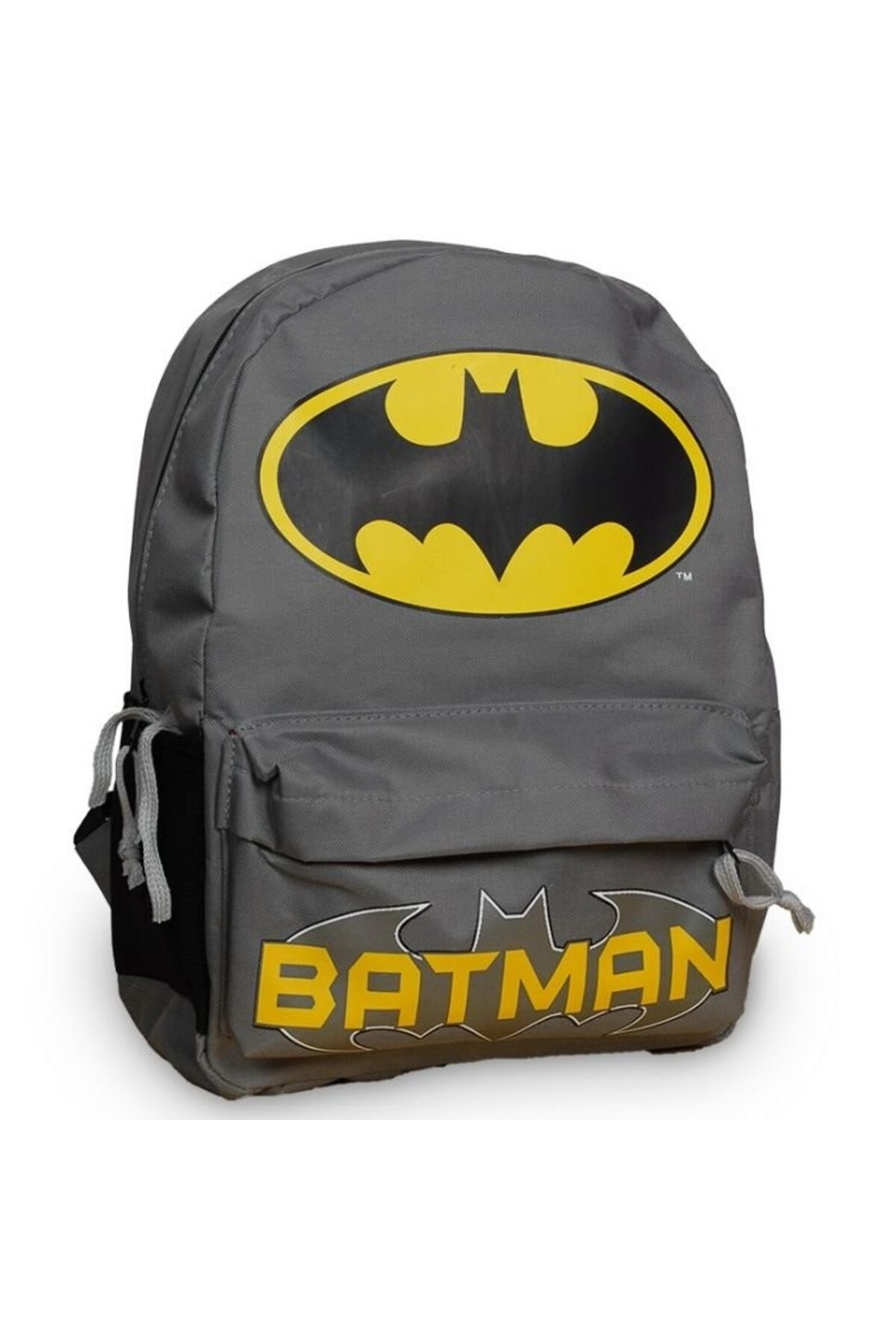 Batman Vintage Logo Sırt Çantası Gri