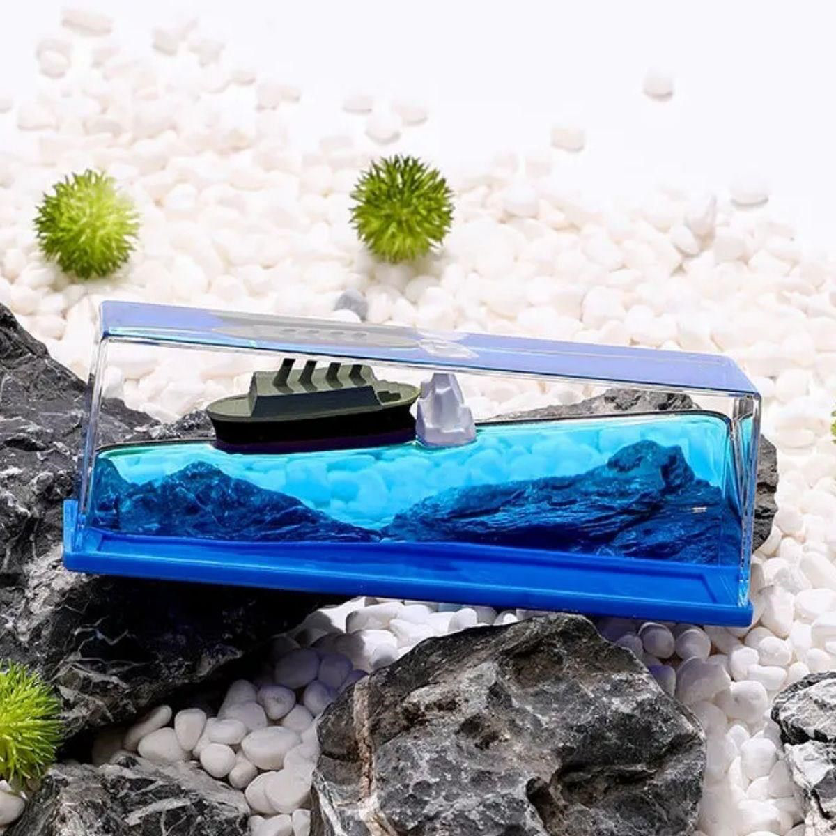 Batmayan Gemi Hediyelik Dekoratif Ev ve Ofis Hediyesi Özel Aşk Ge