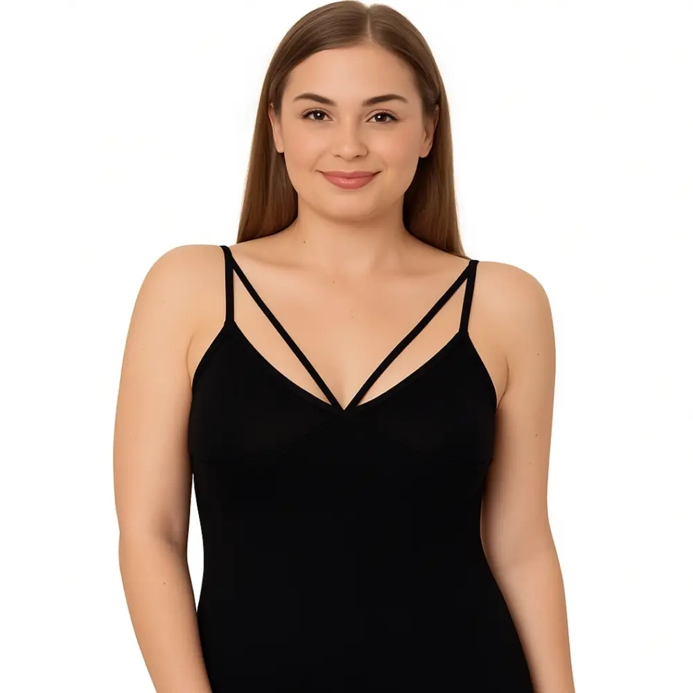 Battal Beden İp Askılı Atlet