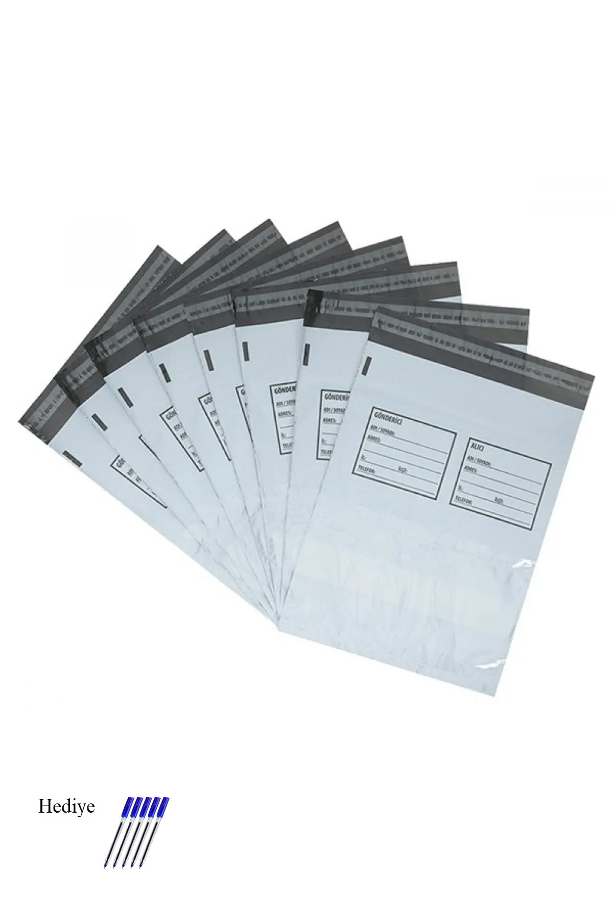 Just Cheap Store Battal Boy Cepli Kargo Poşeti 45X55+5 Cm - 300 Adet (40+40=80 Mik