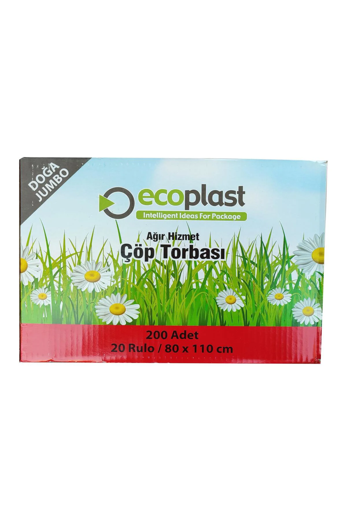 Battal Boy Çöp Torbası Poşeti - 500 Gr. - 90 Litre - 80 x 110 Cm 
