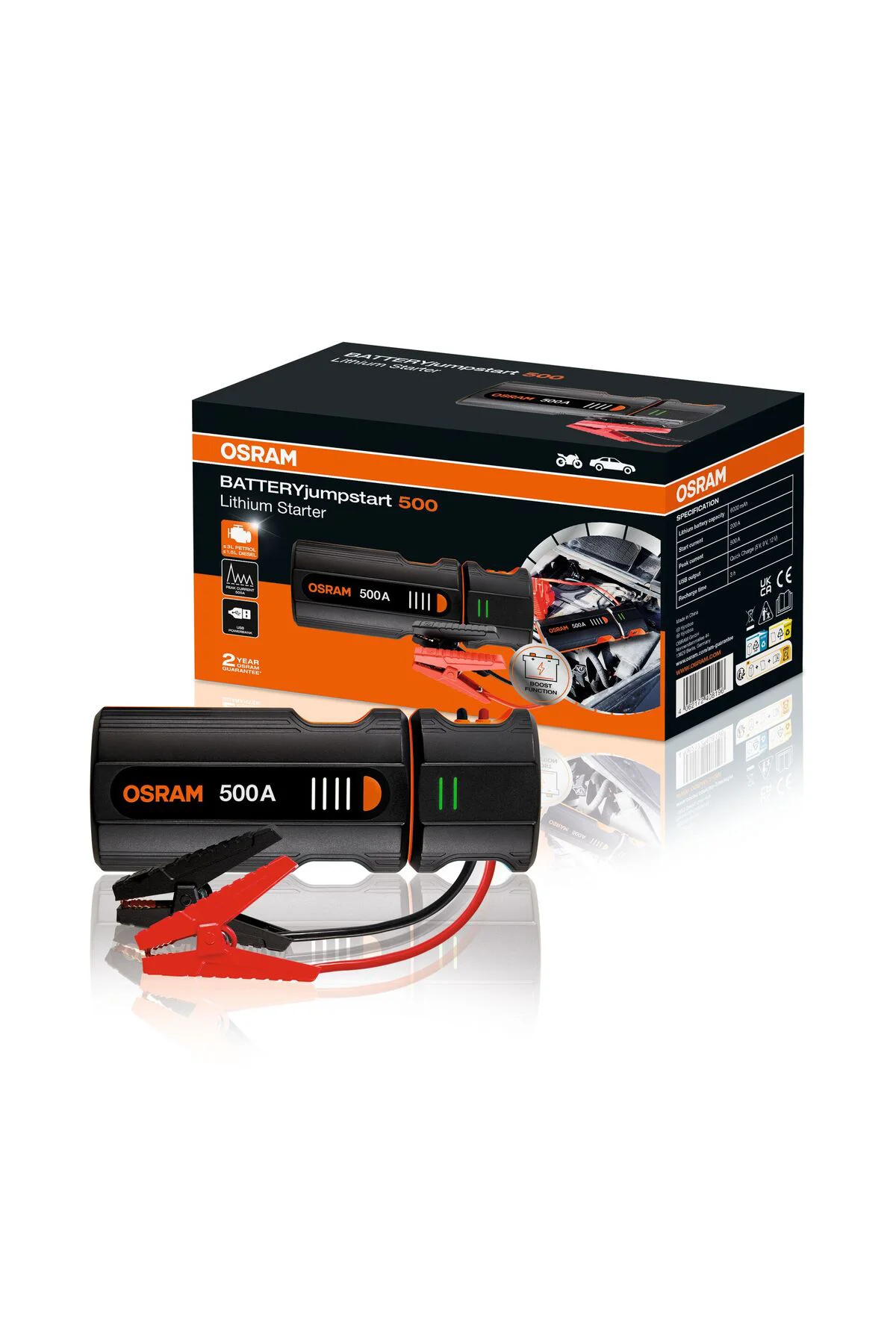 BATTERYjumpstart 500 OJS010 Akü Takviye Cihazı (1 Ad.)