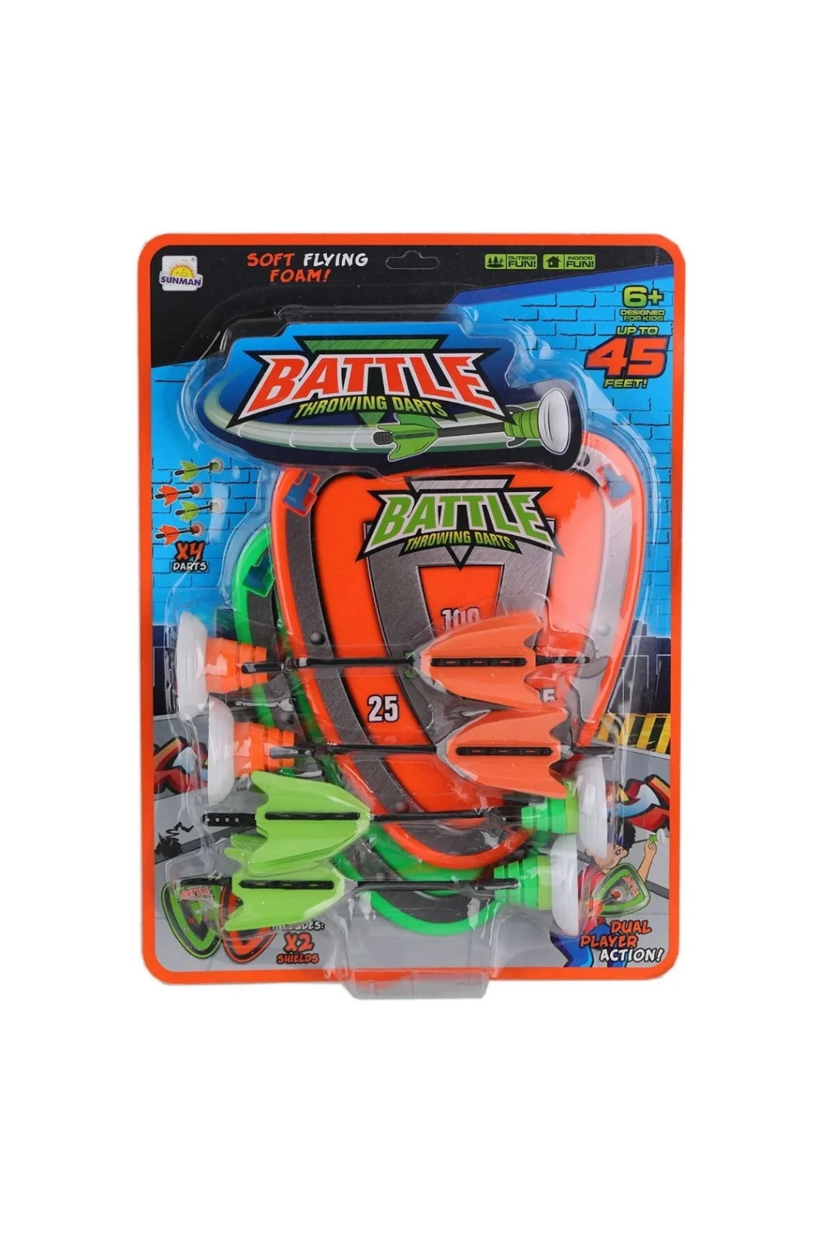 Battle Throwıng 2 Hedefli 4 Oklu