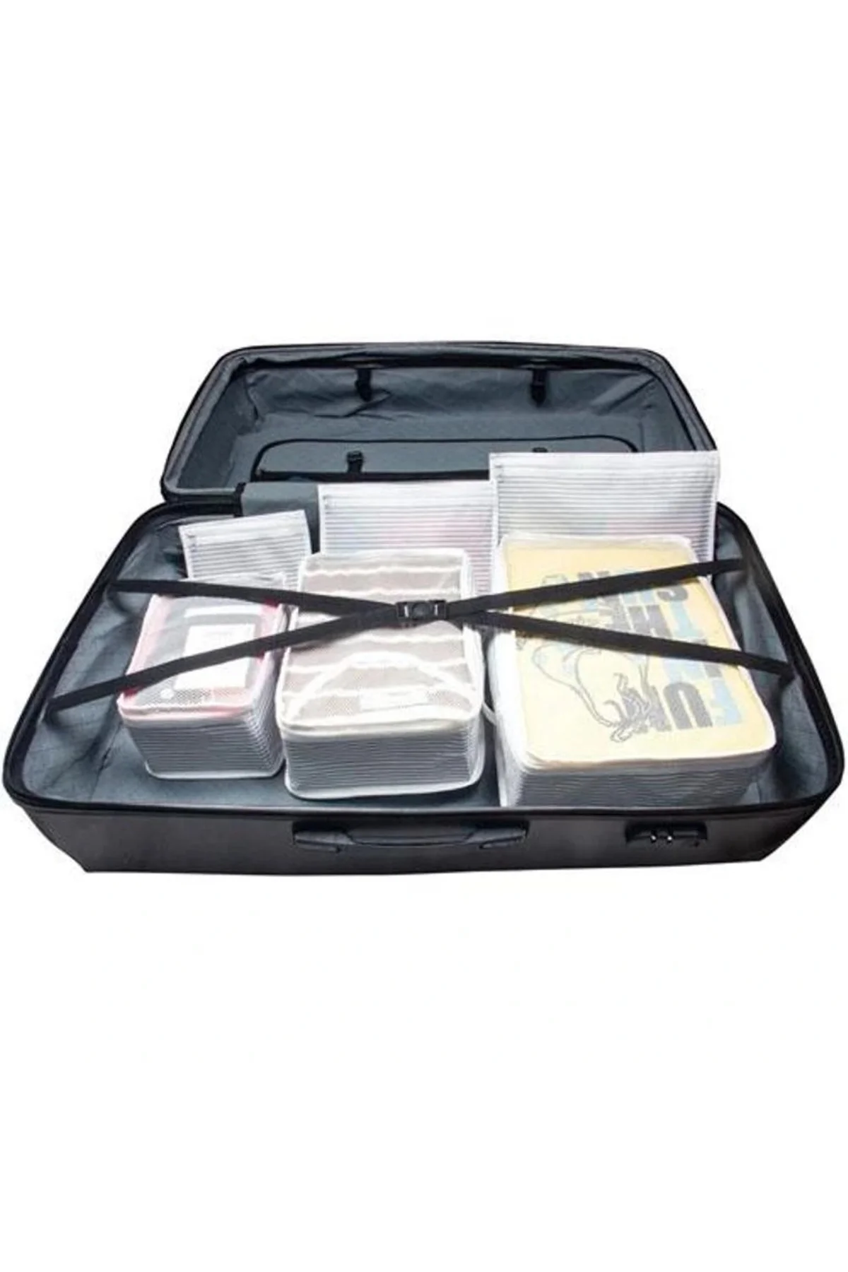 Bavul İçi Düzenleyici Valiz Organizer 6 Lı Set - Çizgili - Görsel 2