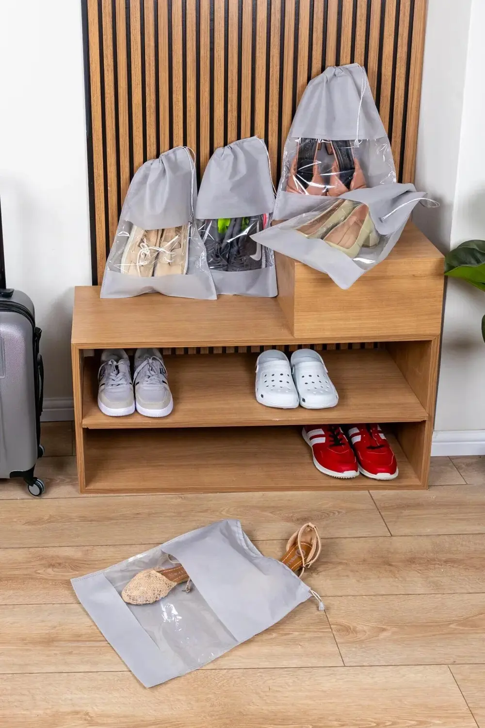 Bavul İçi Düzenleyici 5'li Set Valiz Seyahat Organizeri Ayakkabı