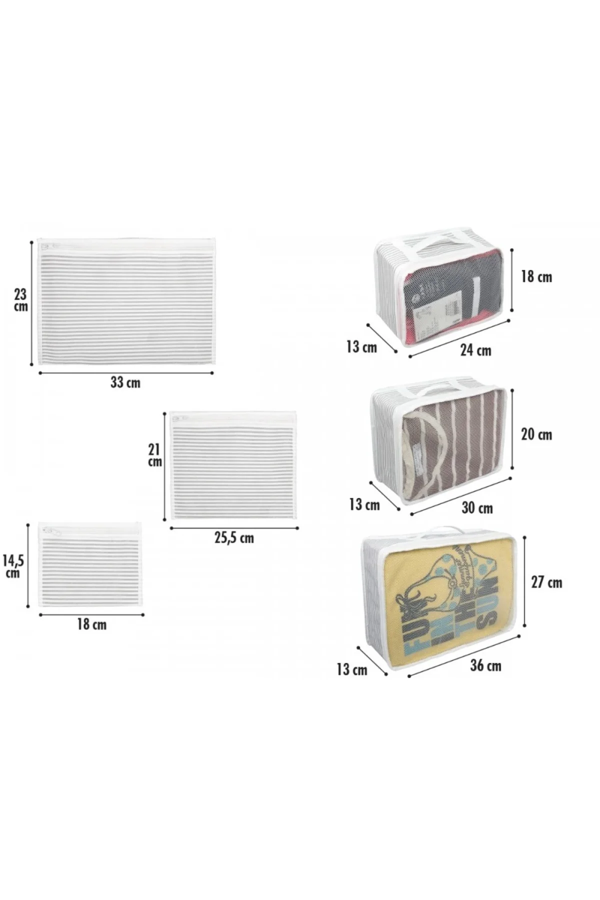 Bavul İçi Organizer Seti - Yatak Odası Organizer Set - Makyaj Org
