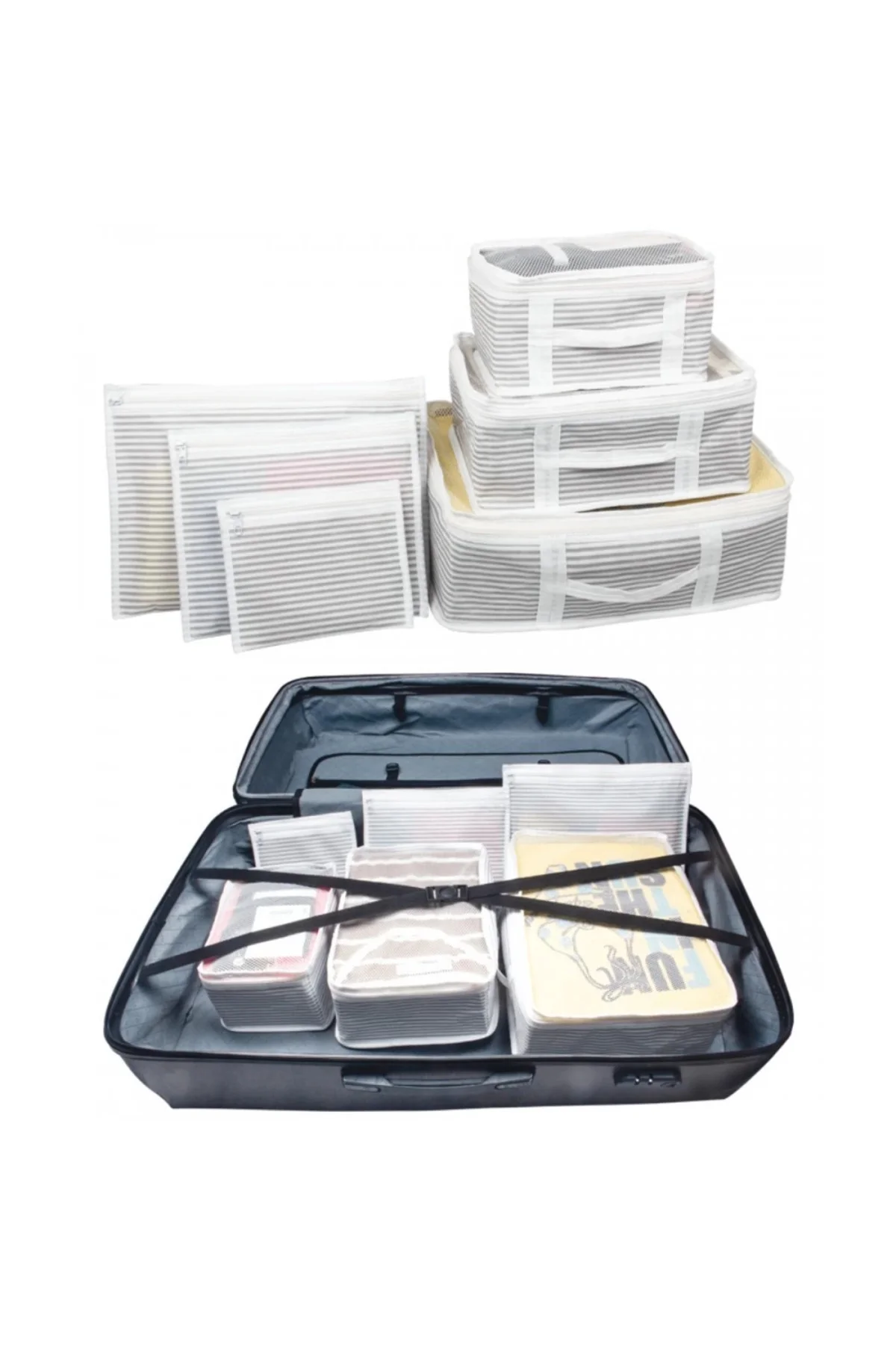 Bavul İçi Organizer Seti - Yatak Odası Organizer Set - Makyaj Org