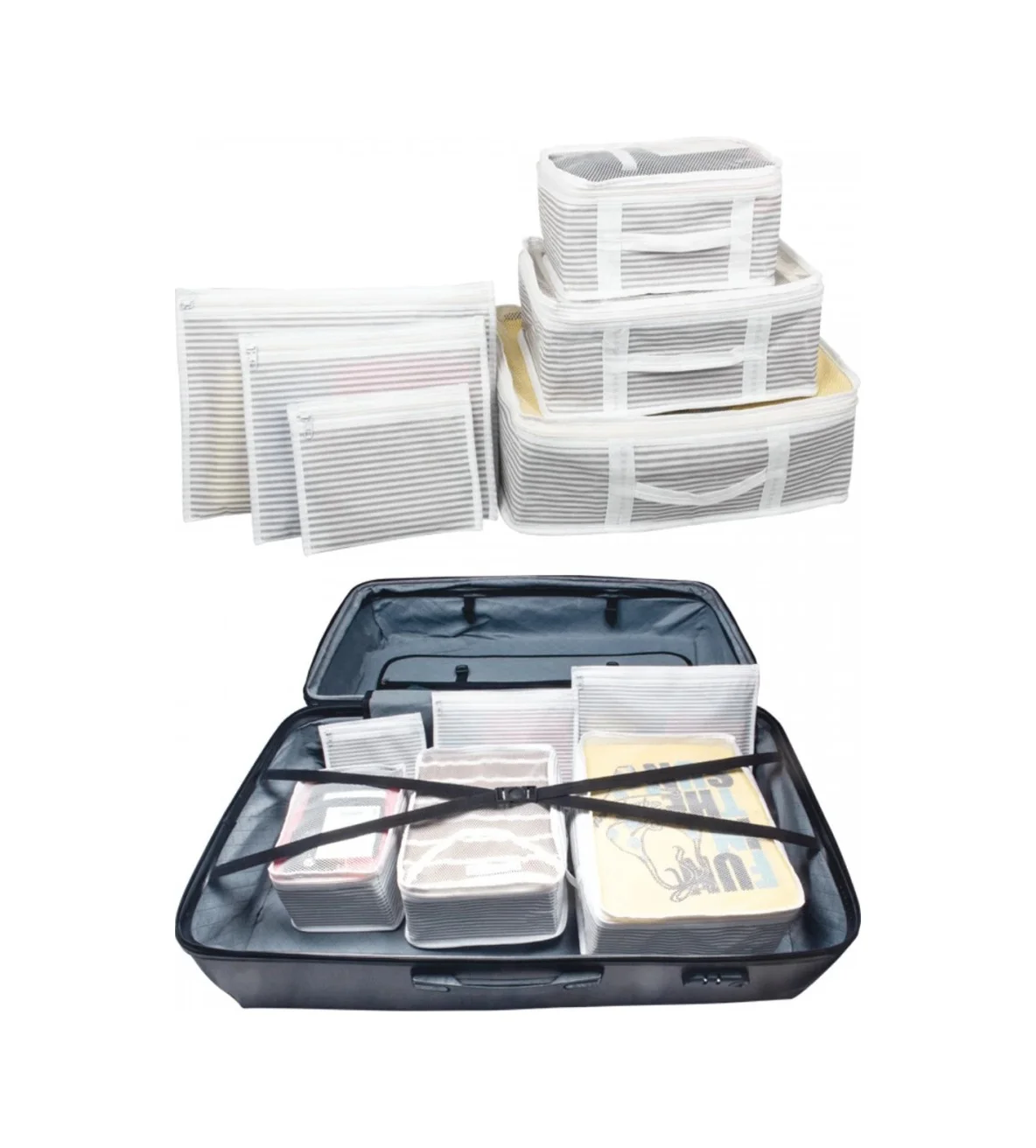 Bavul İçi Organizer Seti - Yatak Odası Organizer Set - Makyaj Org Bavul İçi Organizer Seti - Yatak Odası Organizer Set - Makyaj Org