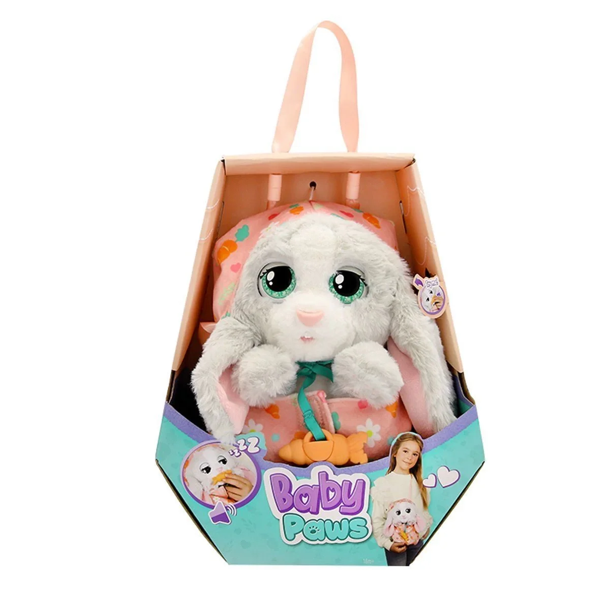 BAW02000 Baby Paws Sesli Tavşan 20 cm Peluş